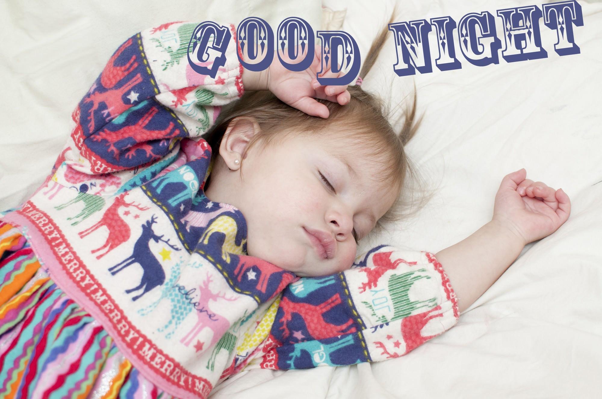 good night with cute baby HD wallpaper (10) Sayings