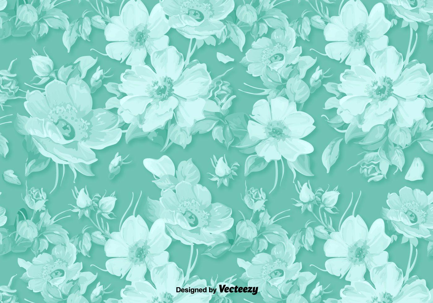 Classic Vector Floral Background Free Vector Art, Stock