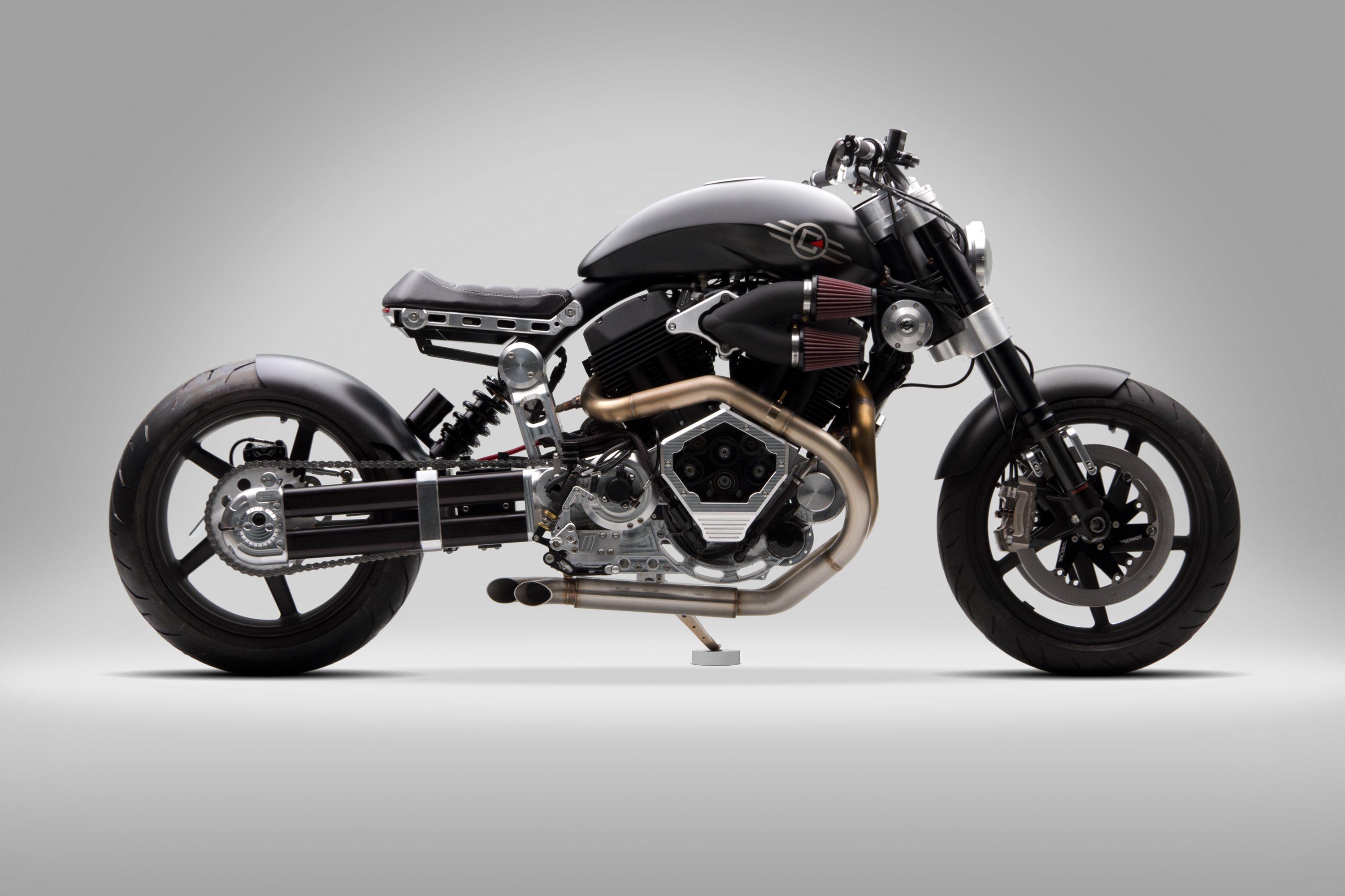 Confederate X132 Hellcat Bike Motorcycle superbike custom t