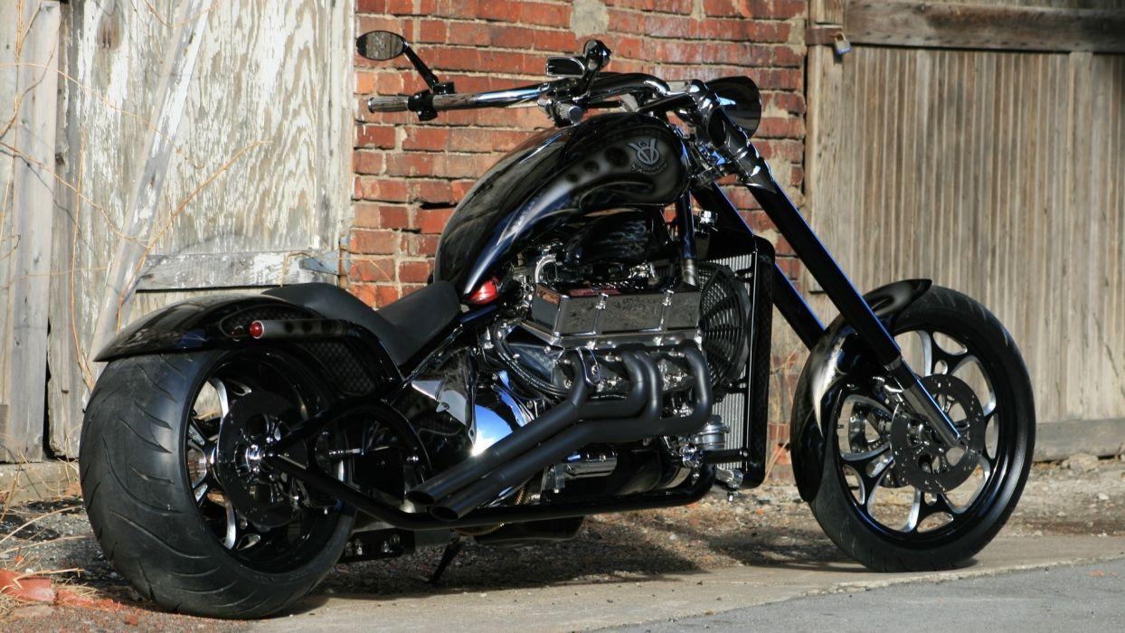 Chopper engine v8 custom bike hot rods wallpaperx1080