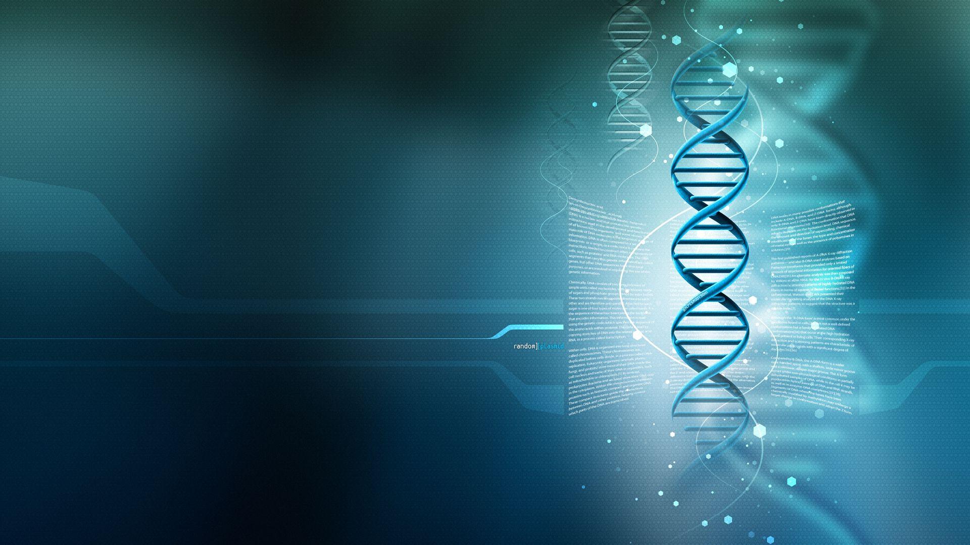 Free 1920x1080 3D Dna Structure Wallpaper Full HD 1080p Background