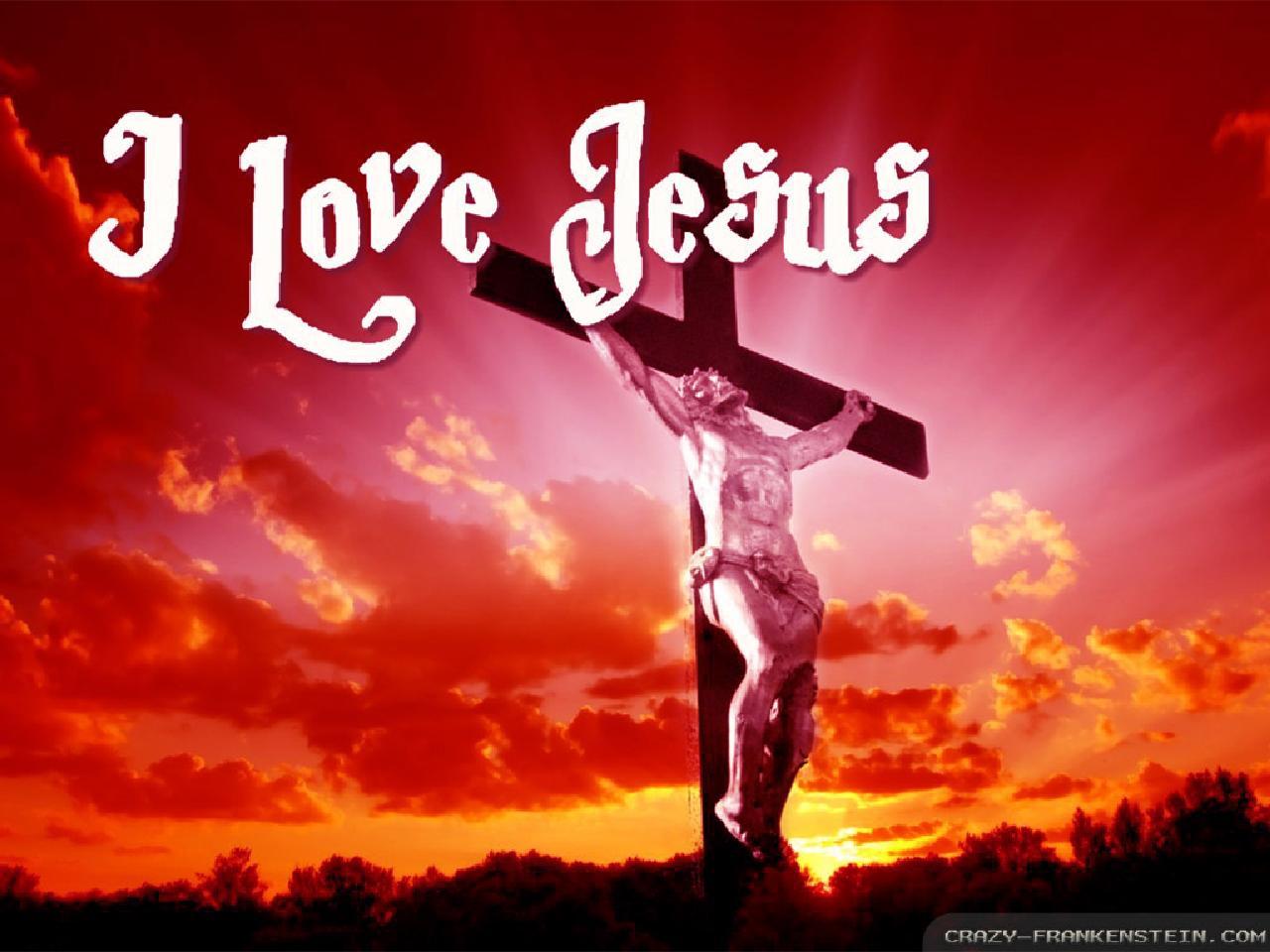 i love jesus christ wallpaper image Download