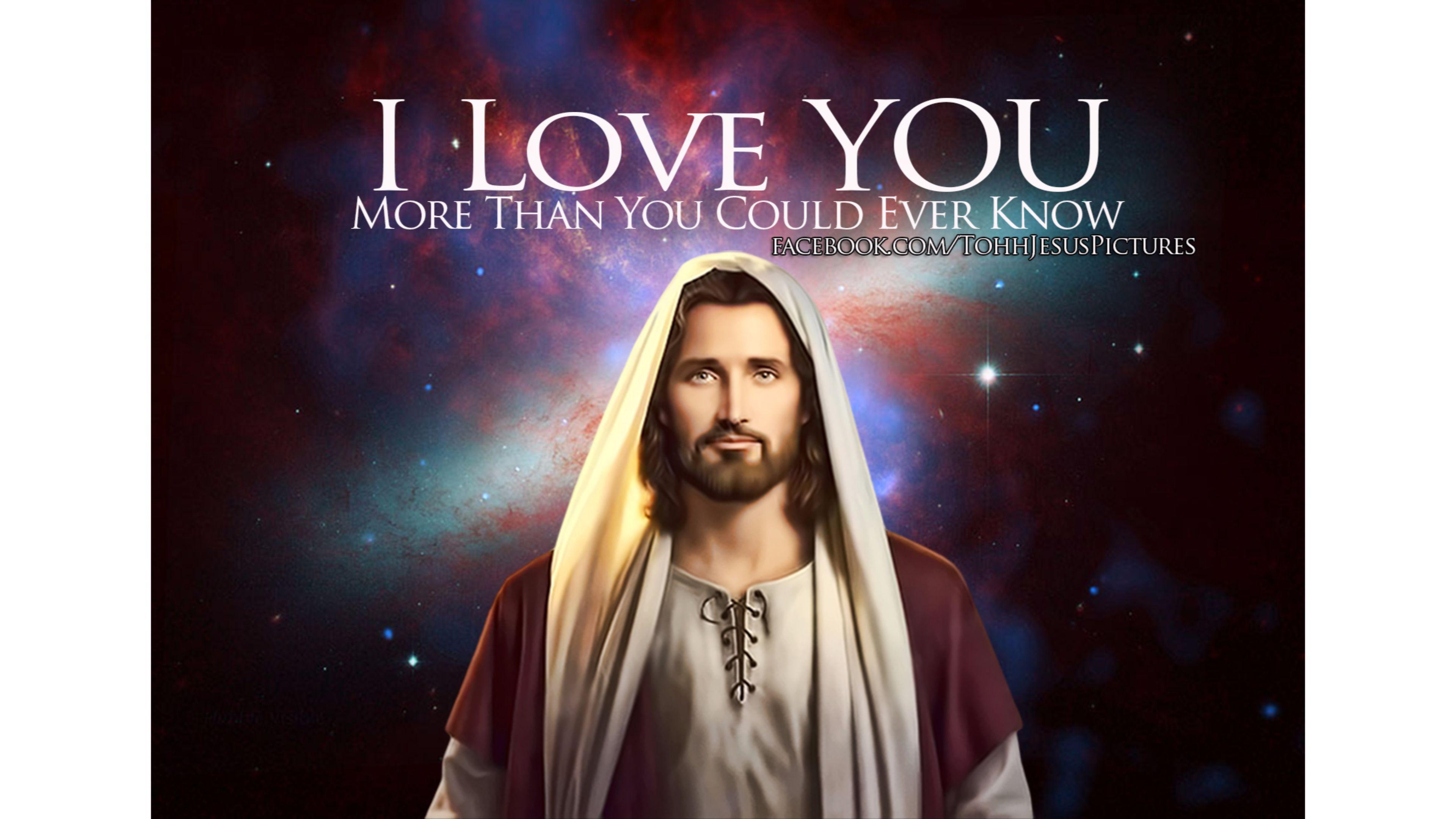 I Love You Jesus 4K Wallpaper. Free 4K Wallpaper