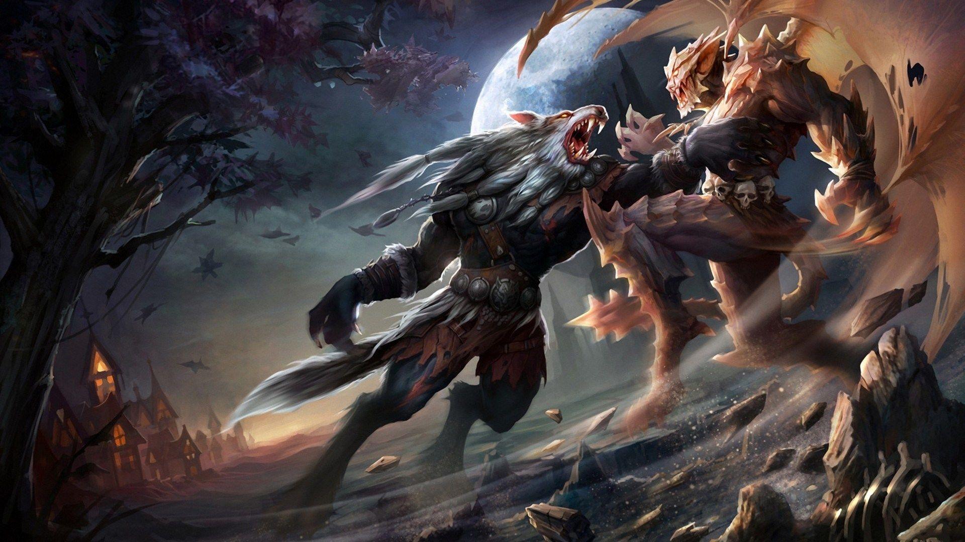 Bitefight - Werewolves Wallpaper: Werewolf vs. Vampire  Werewolf vs  vampire, Vampires and werewolves, Van helsing werewolf