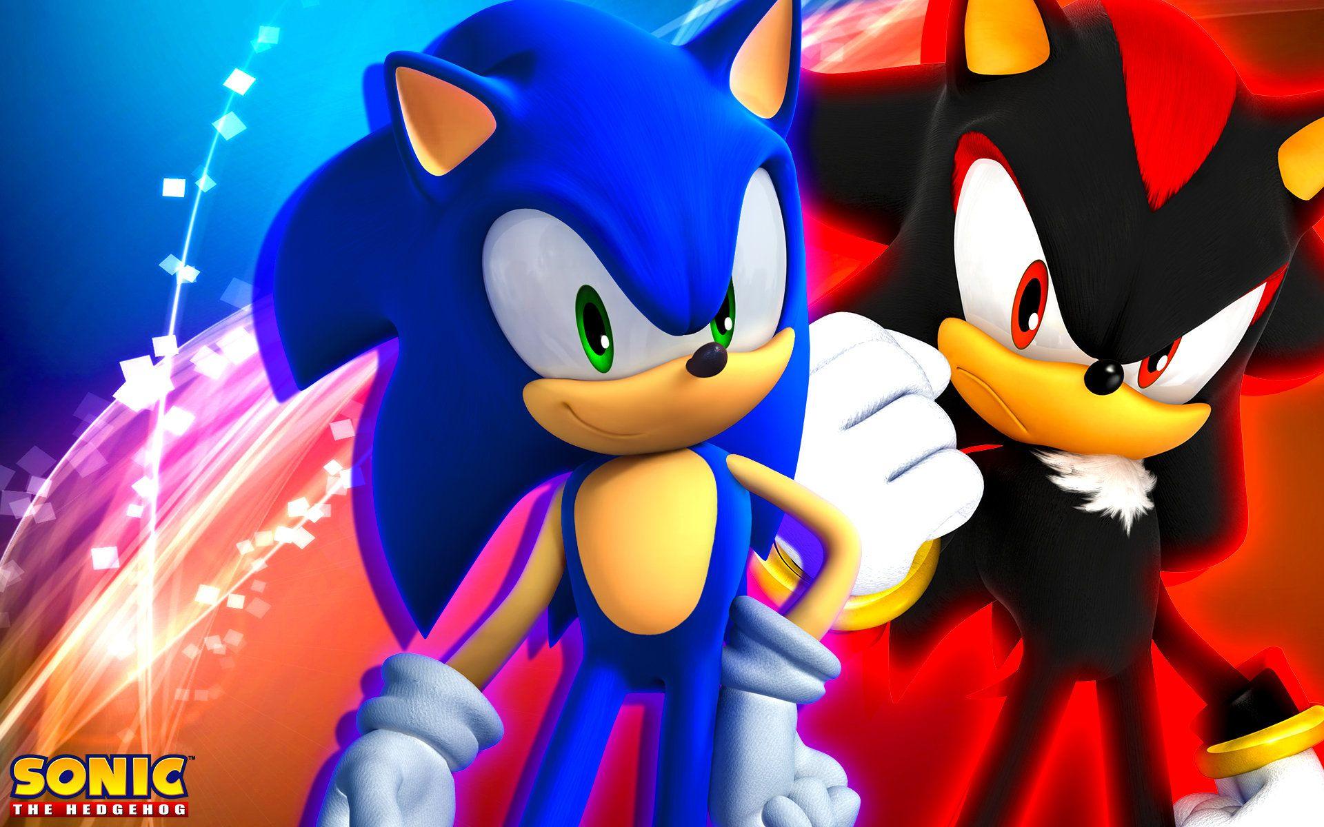 Shadow in Sonic 1. Sonic And Shadow Wallpaper