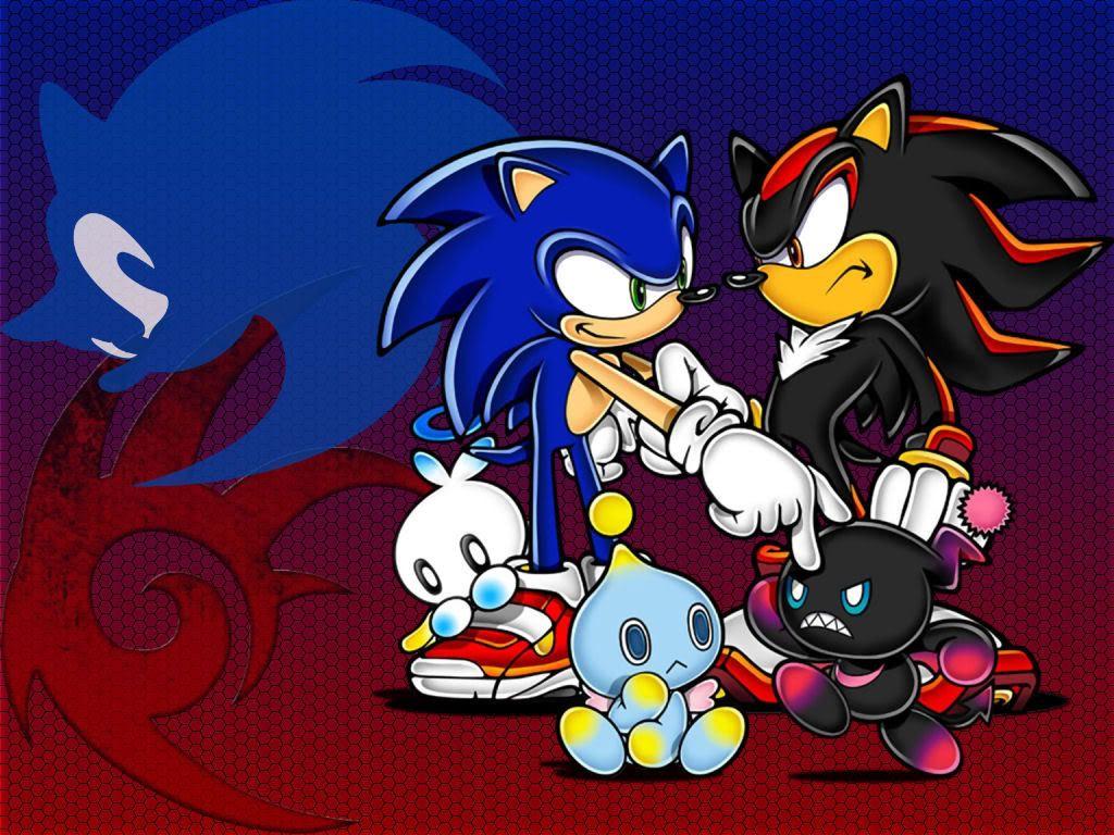 sonic. Sonic And Shadow Wallpaper. Sonic And Shadow Desktop