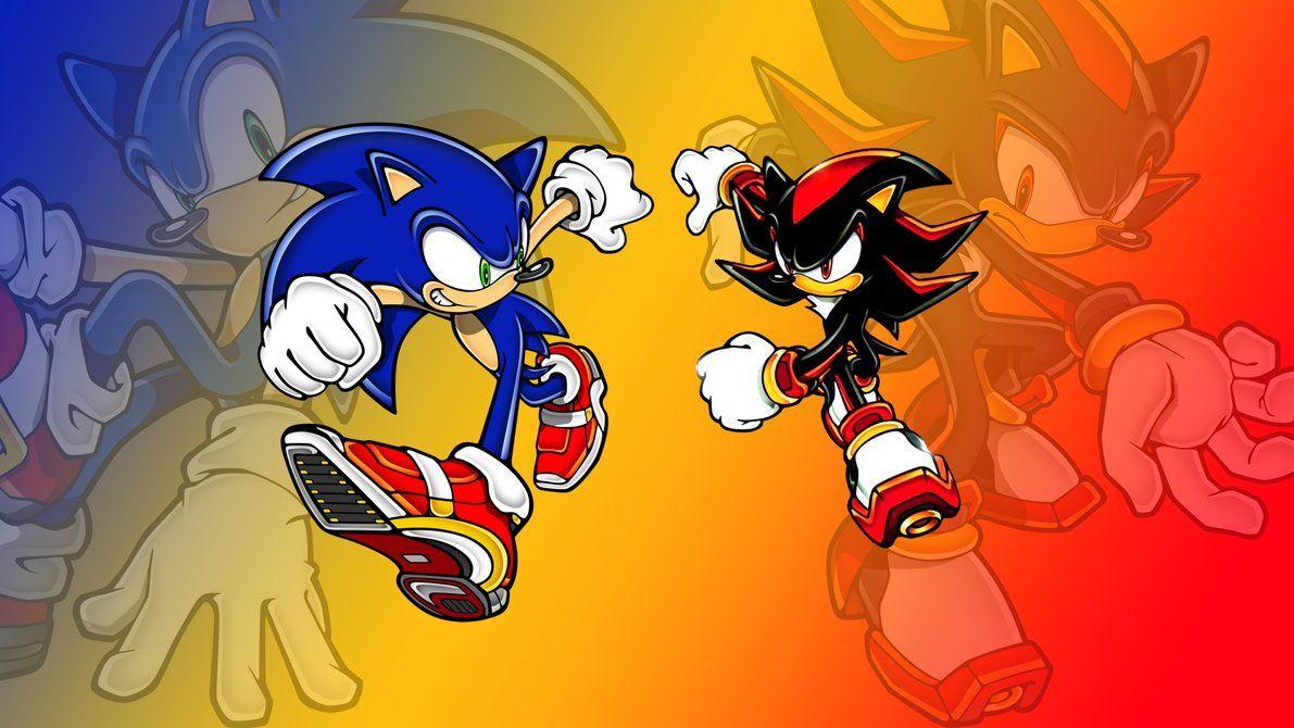 Sonic And Shadow Wallpaper By Dawn Sparkle06