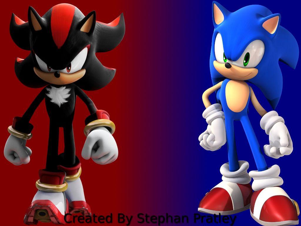 Sonic and Shadow Cool Wallpaper 7792