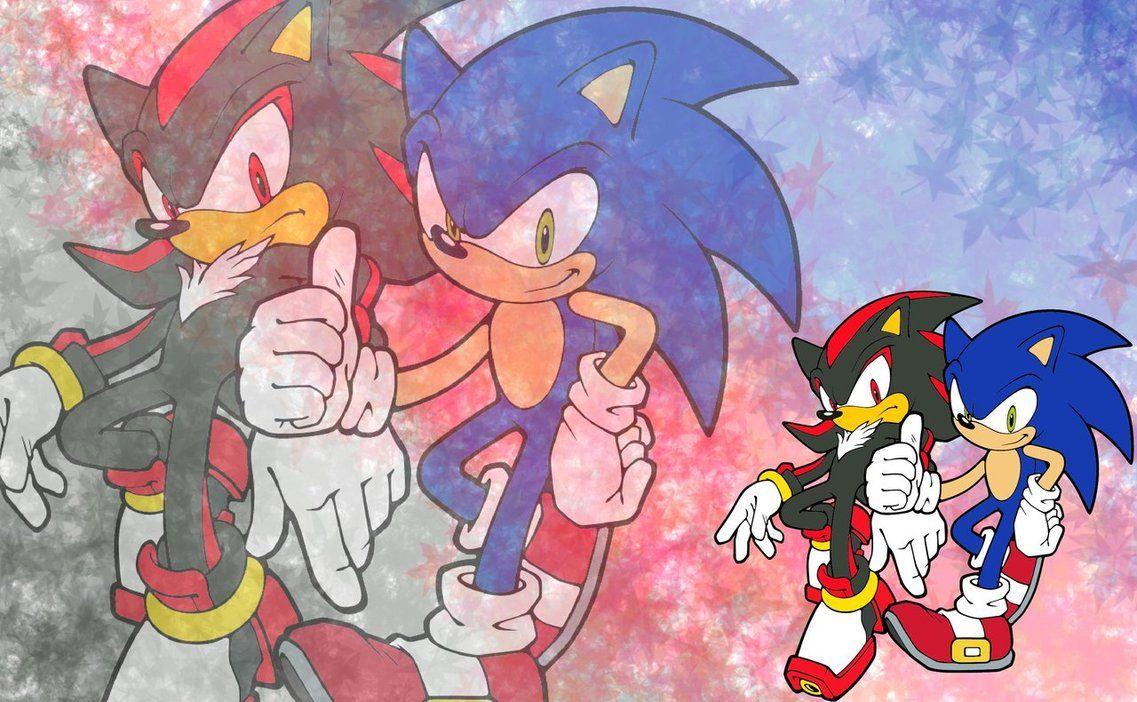 Sonic and Shadow Wallpaper