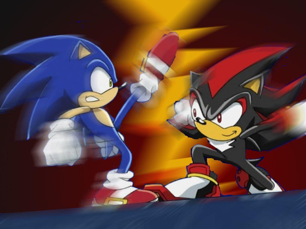 Sonic and Shadow Picture Wallpaper 7753