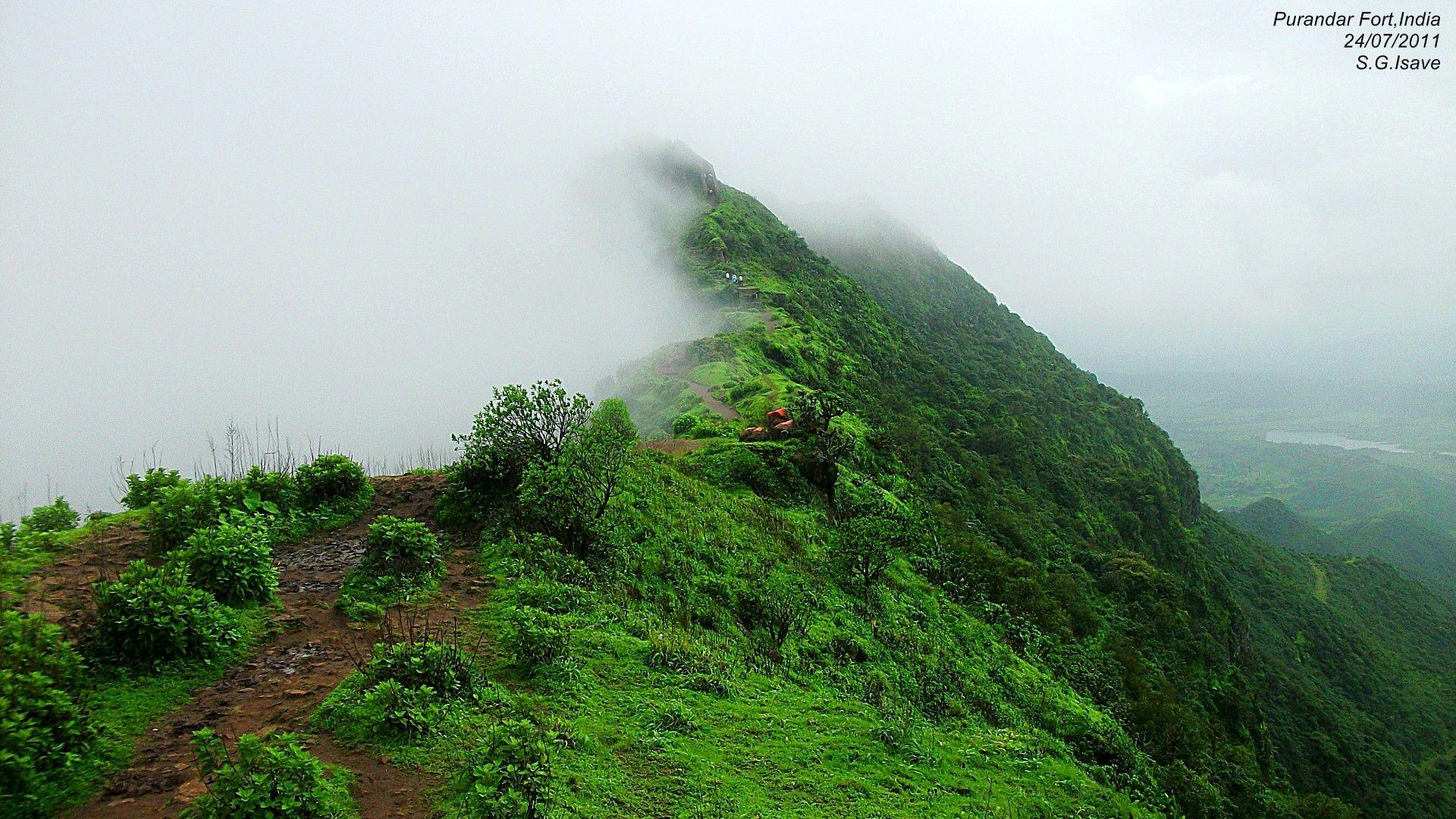 Mountains: Sahyadri Vajragad Saswad Ketkawle Purandar Monsoon Fort