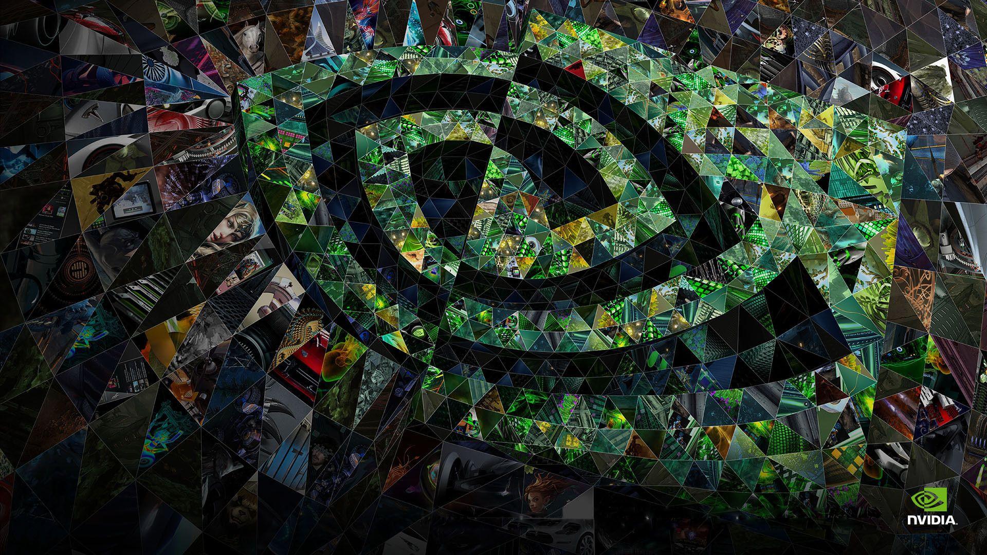 Wallpaper of nvidia, logo, абстракция, узор, Desktop Picture & HD Photo