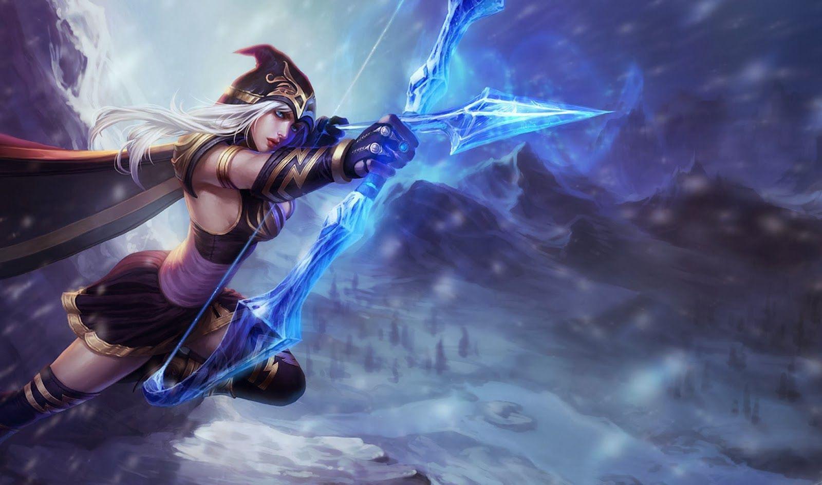 League Of Legends Wallpaper and Cover Photo BLÓG: Ashe League of Legends Wallpaper, Ashe Desktop Wallpaper