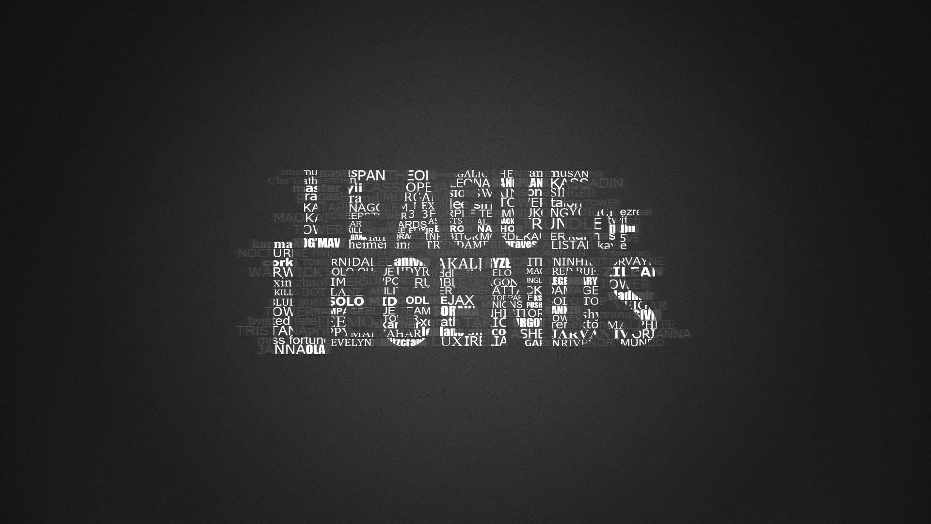 League of Legends Logo in Typography