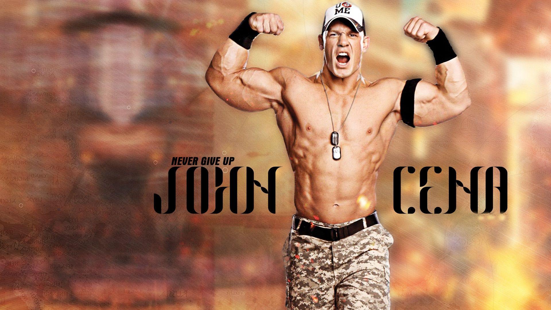 Never Give Up John Cena HD Wallpaper