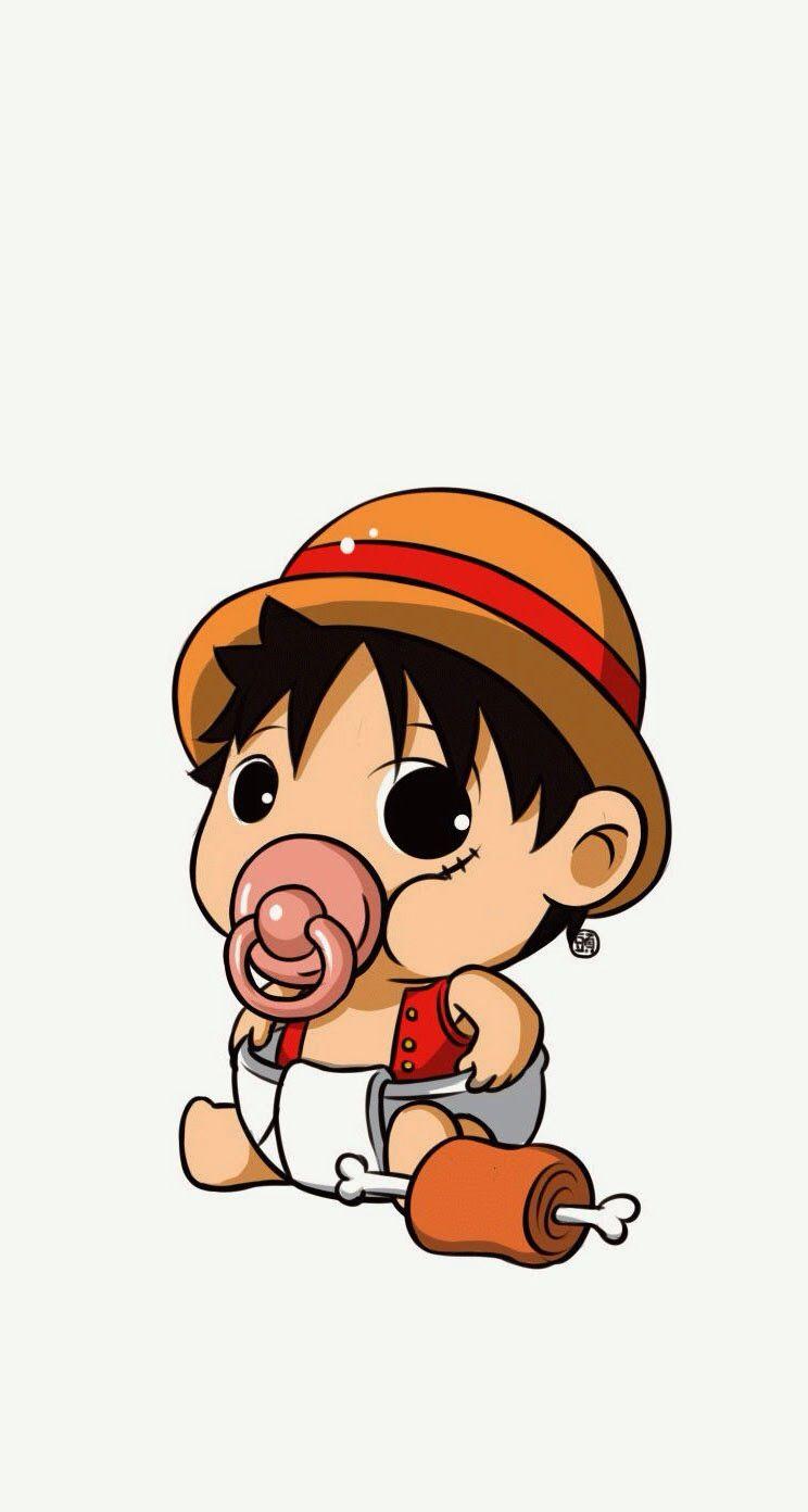 Baby Luffy Piece iPhone wallpaper #anime #manga