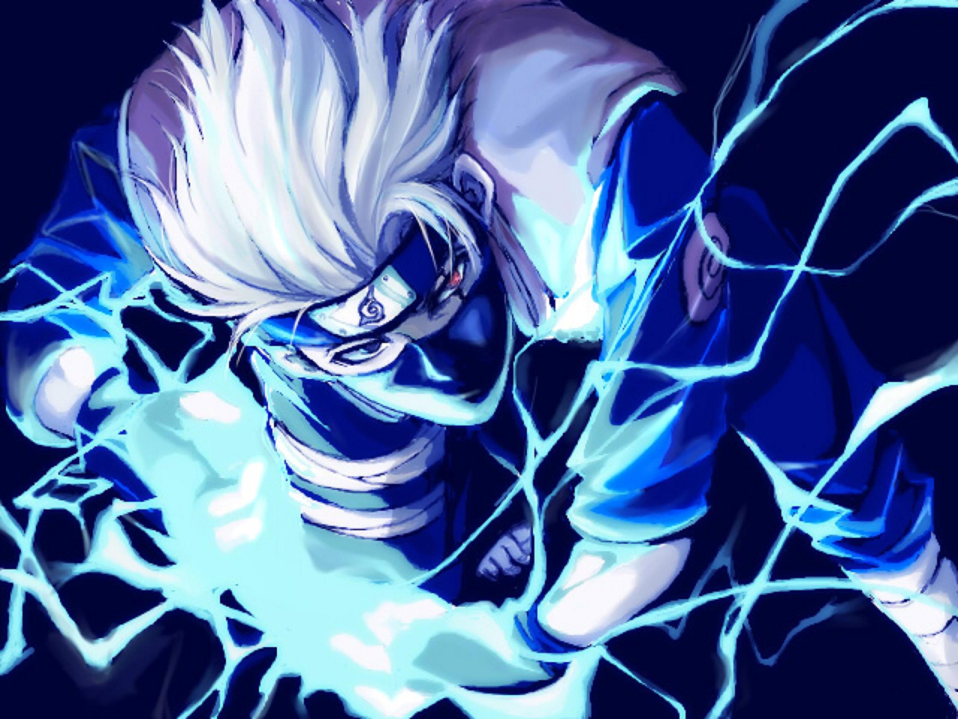 Naruto Kakashi Dark Blue Desktop Wallpaper - Kakashi Wallpaper