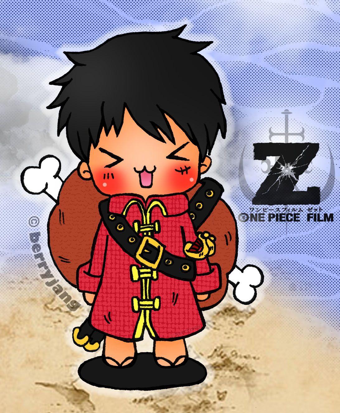 Chibi Luffy One Piece film Z version