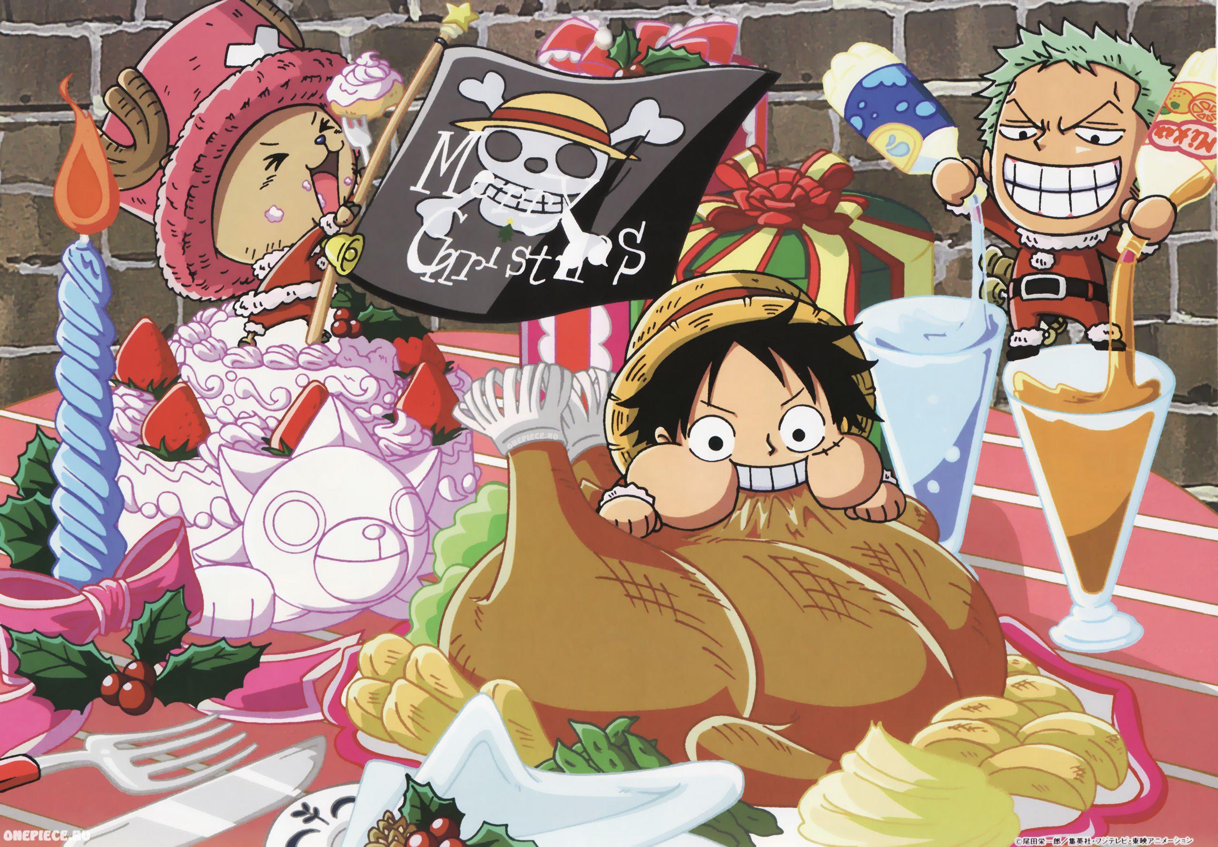One Piece (anime), Roronoa Zoro, chopper, anime, Monkey D Luffy
