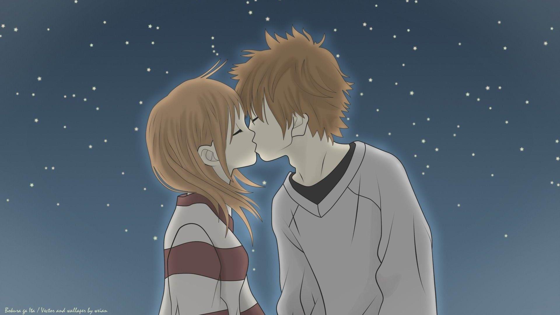 Anime Love Hot Kissing HD Wallpaper HD Wallpaper