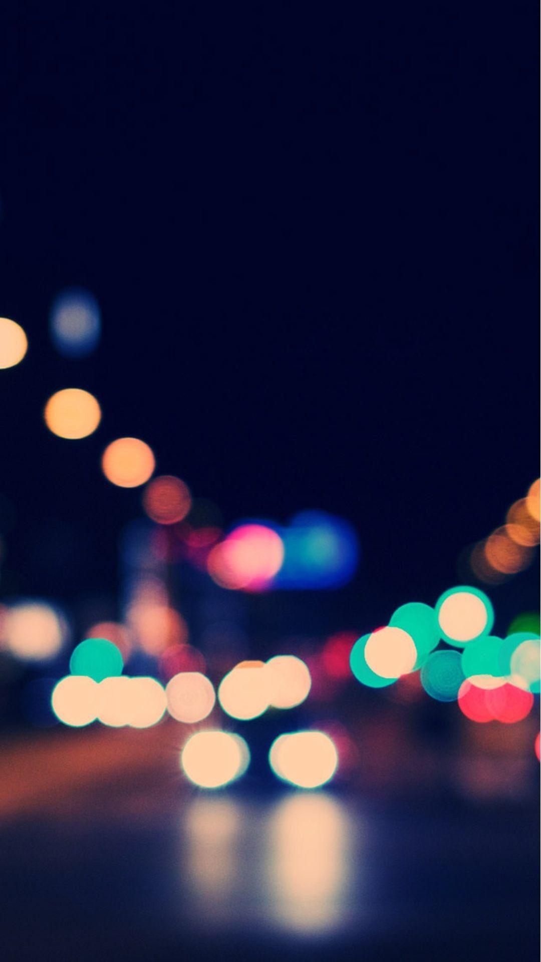 City Lights iPhone Wallpaper
