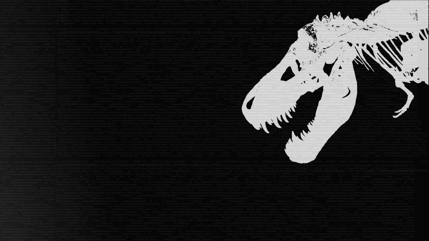 A Wallpaper With My T Rex Friend: Roger