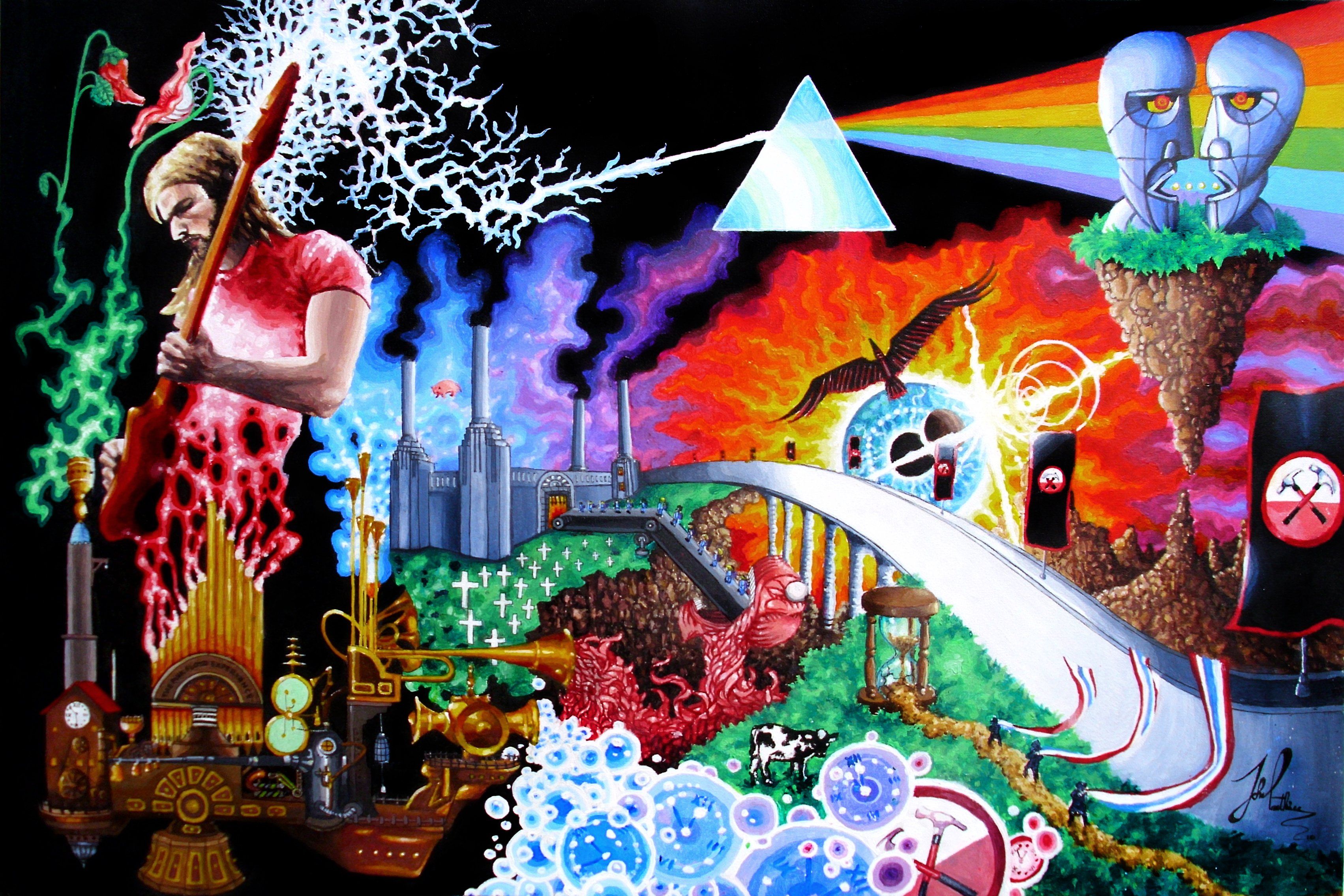 PINK FLOYD progressive rock psychedelic classic hard wallpaper