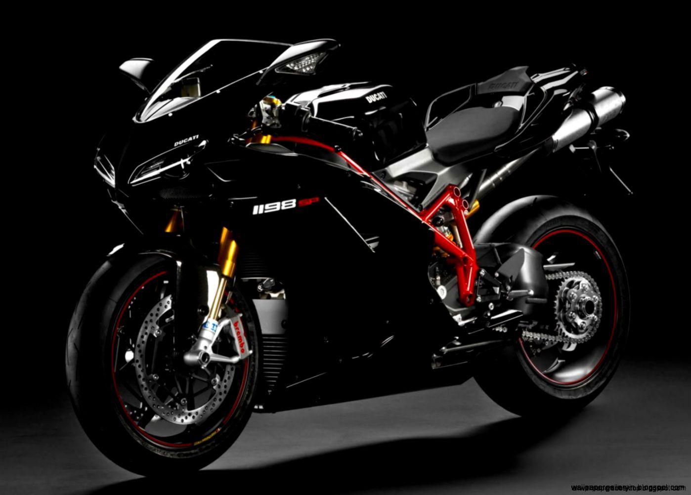 Superbike Ducati 1198Sp Black Wallpaper HD