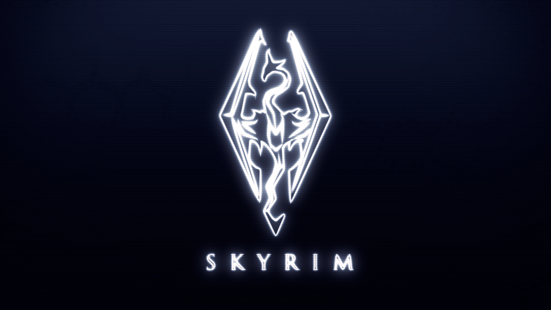 Skyrim Logo Wallpaper 1920x1080 Jpg