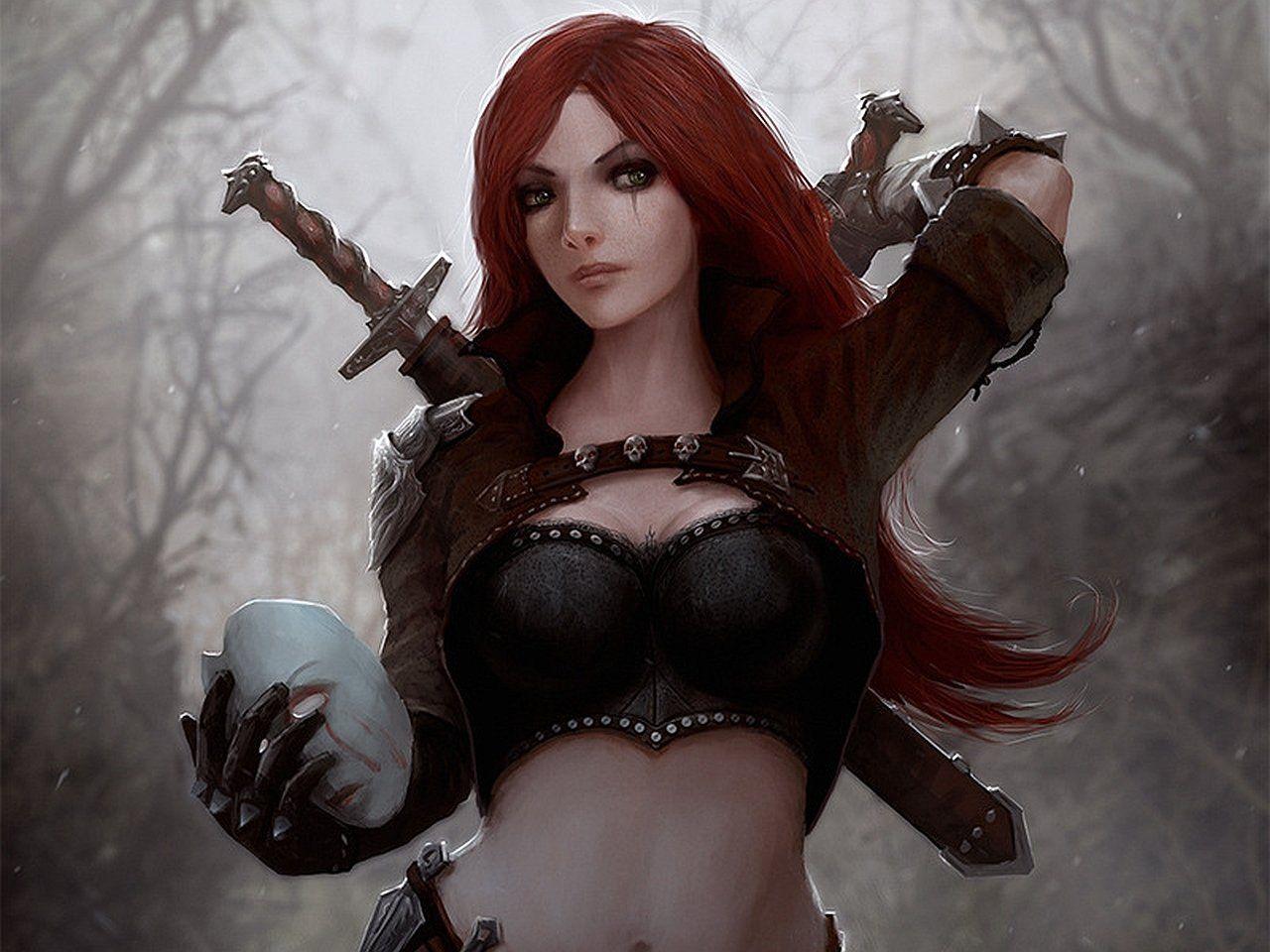 Katarina (League Of Legends) HD Wallpaper