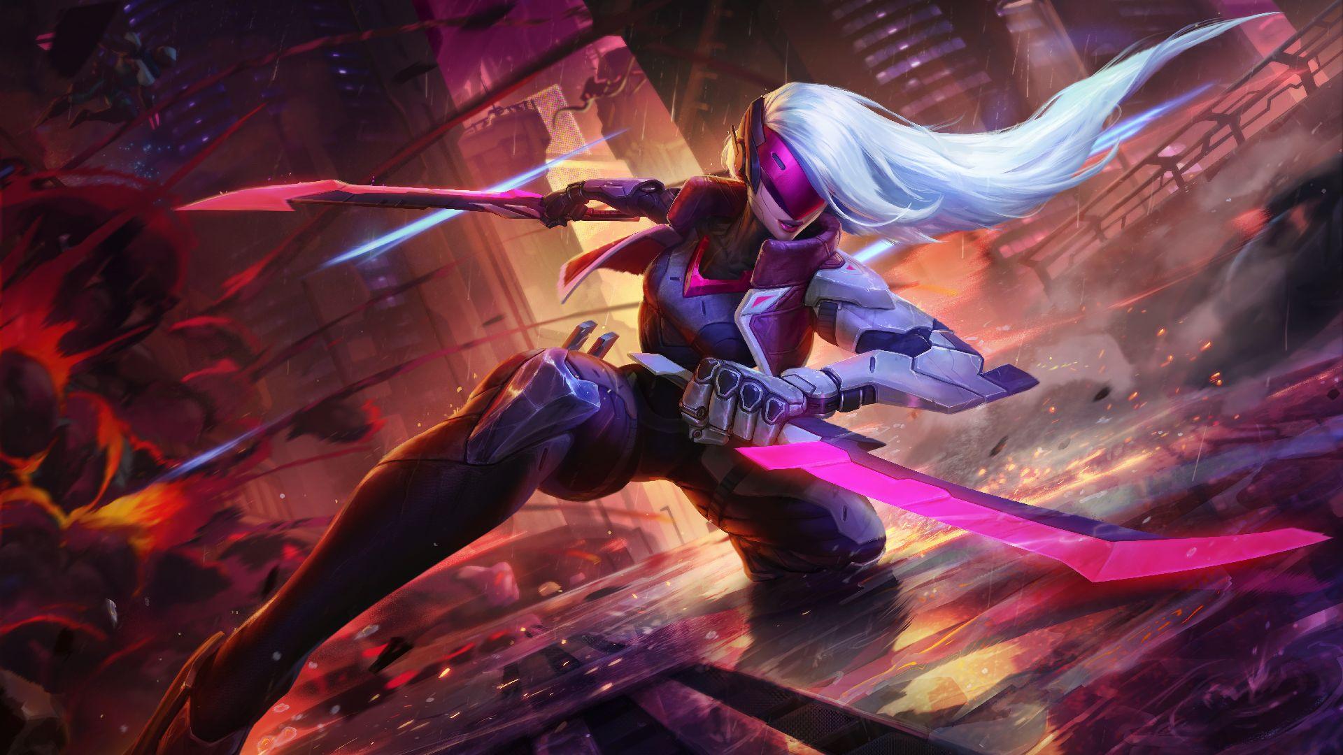 Project Katarina League of Legends Wallpaper