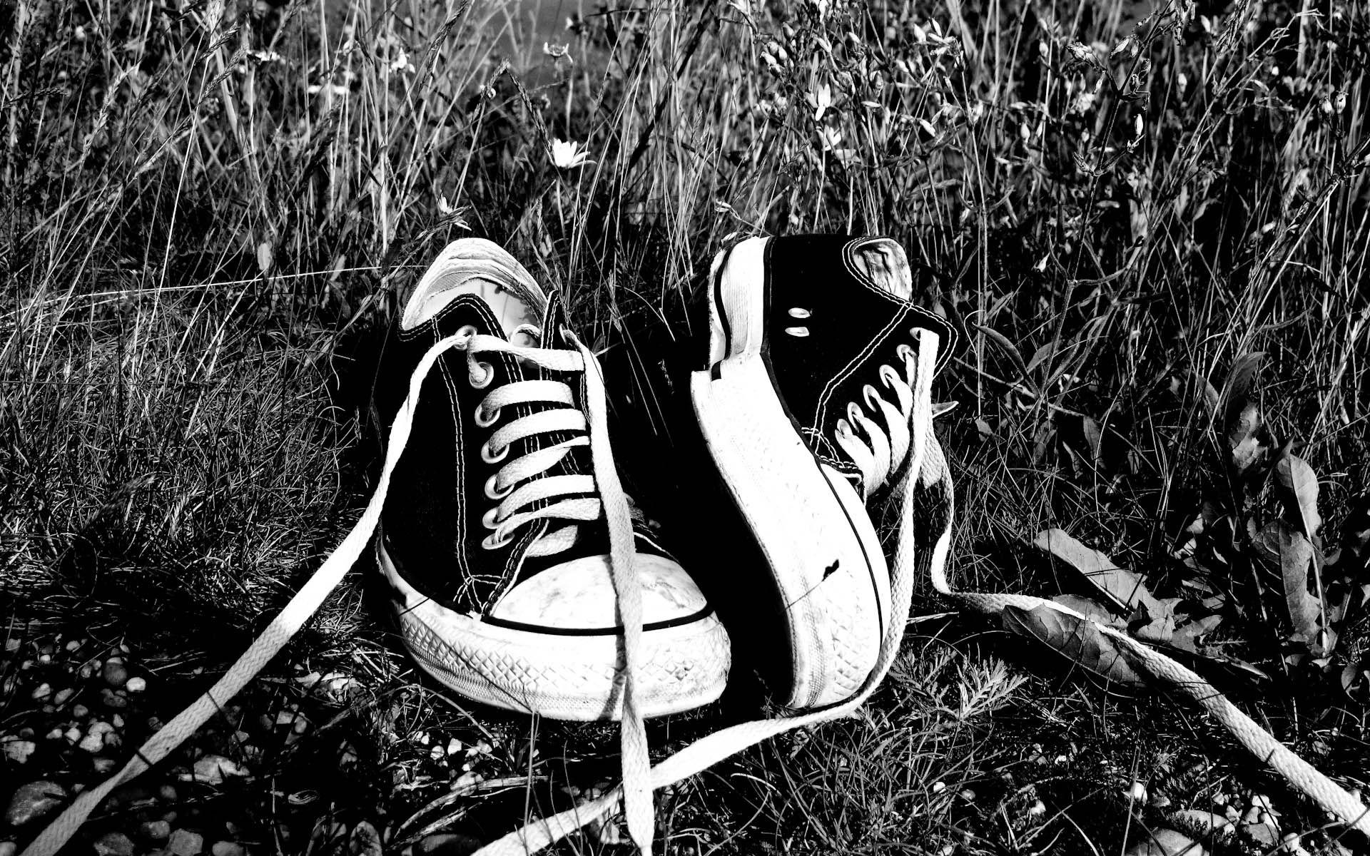 green, grass, shoes, grayscale, Converse, monochrome, sneakers, all