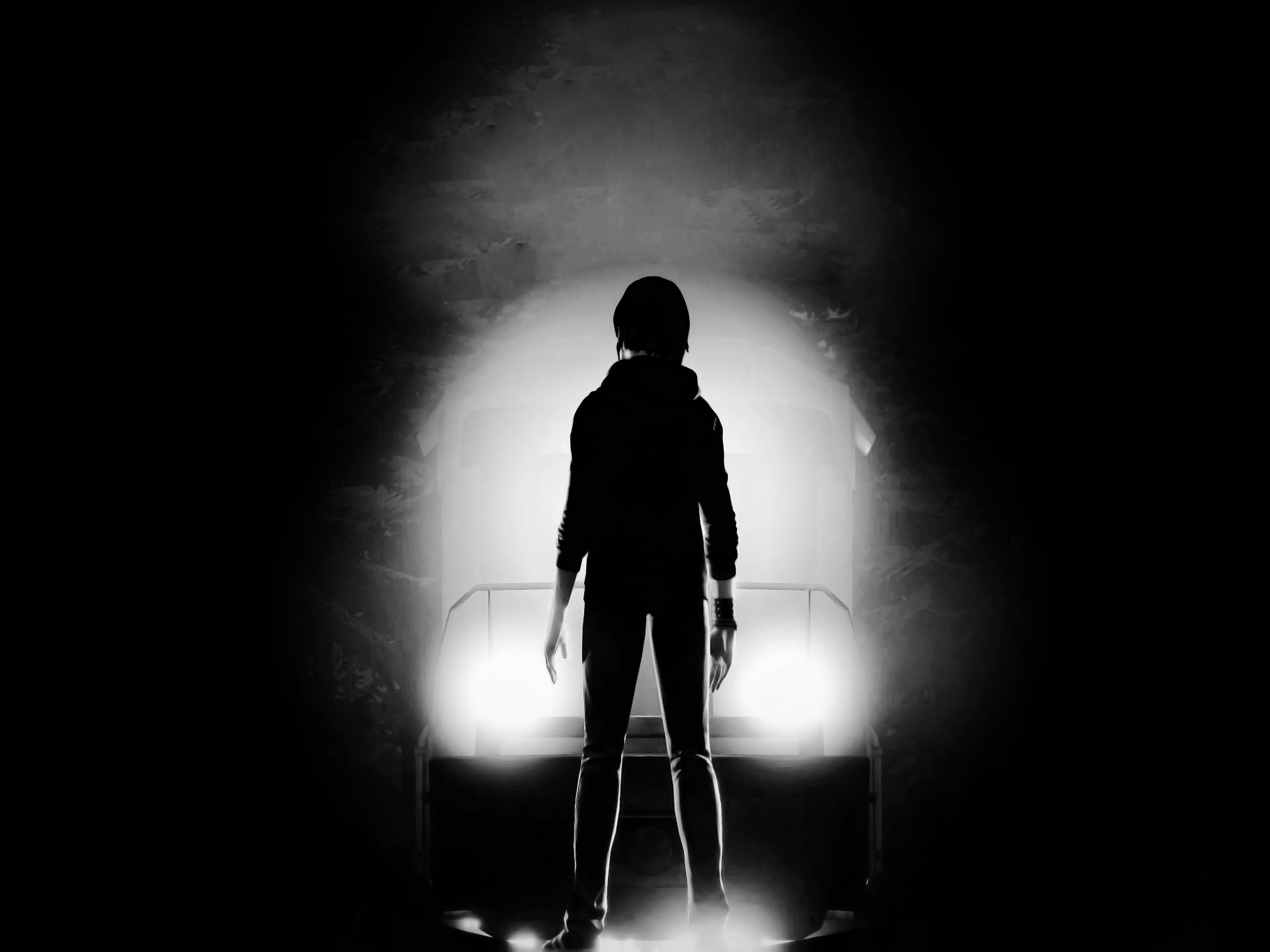 NO SPOILERS Made a True Black wallpaper for my iPhone X, figured I