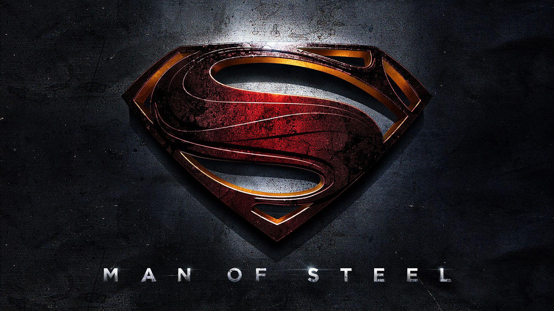 Man Of Steel Chest Logo Desktop Wallpaper