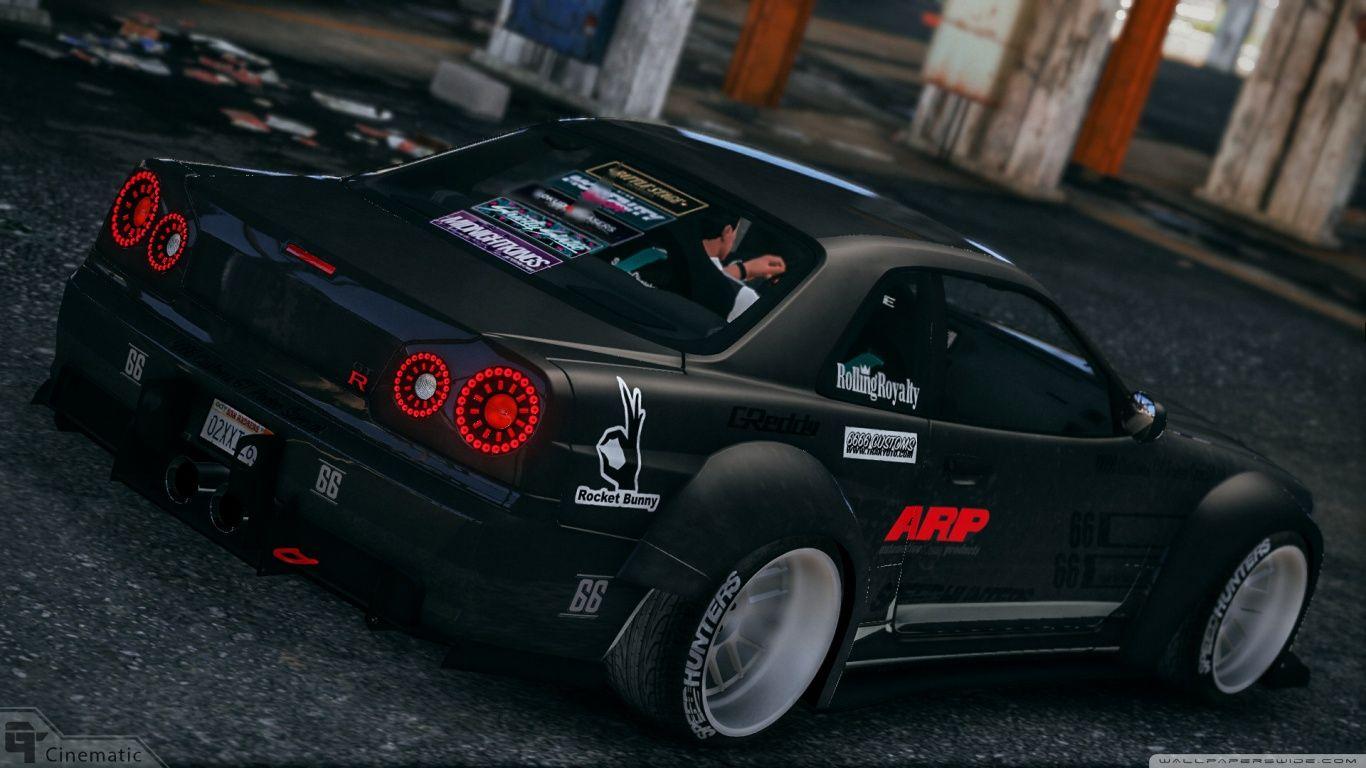 Nissan Skyline R34 ❤ 4K HD Desktop Wallpaper for 4K Ultra HD TV