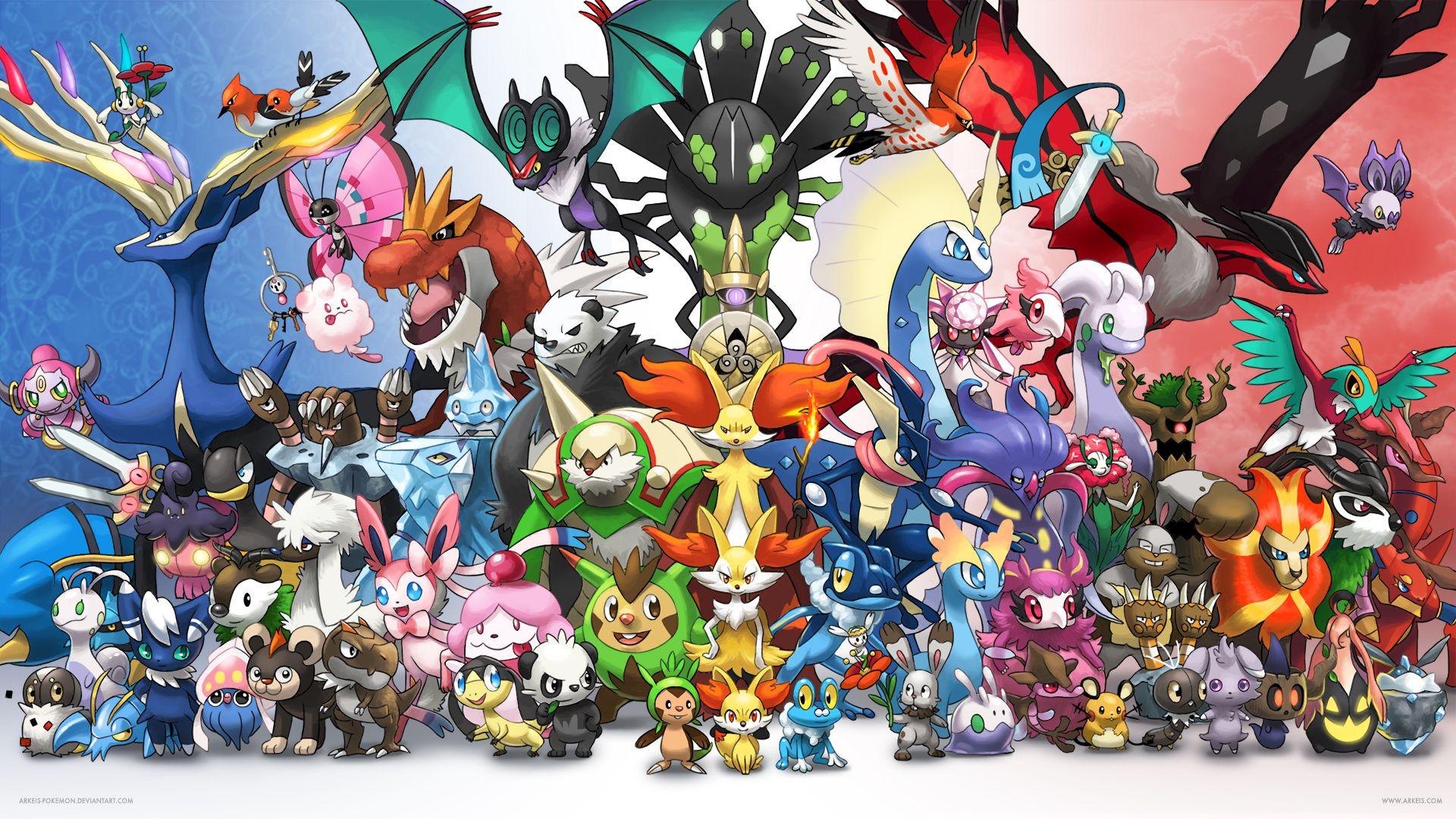 Pokémon image pokemon x and y (kalos) HD wallpaper and background
