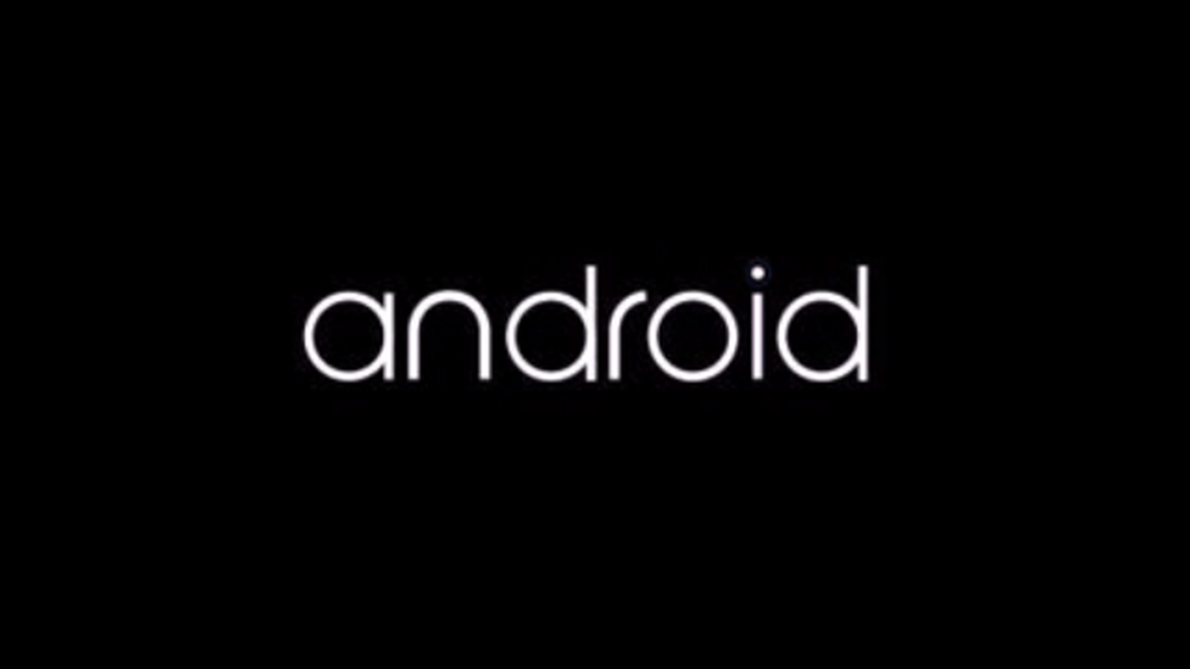 Black Android Logo 4K Wallpaper. Free 4K Wallpaper