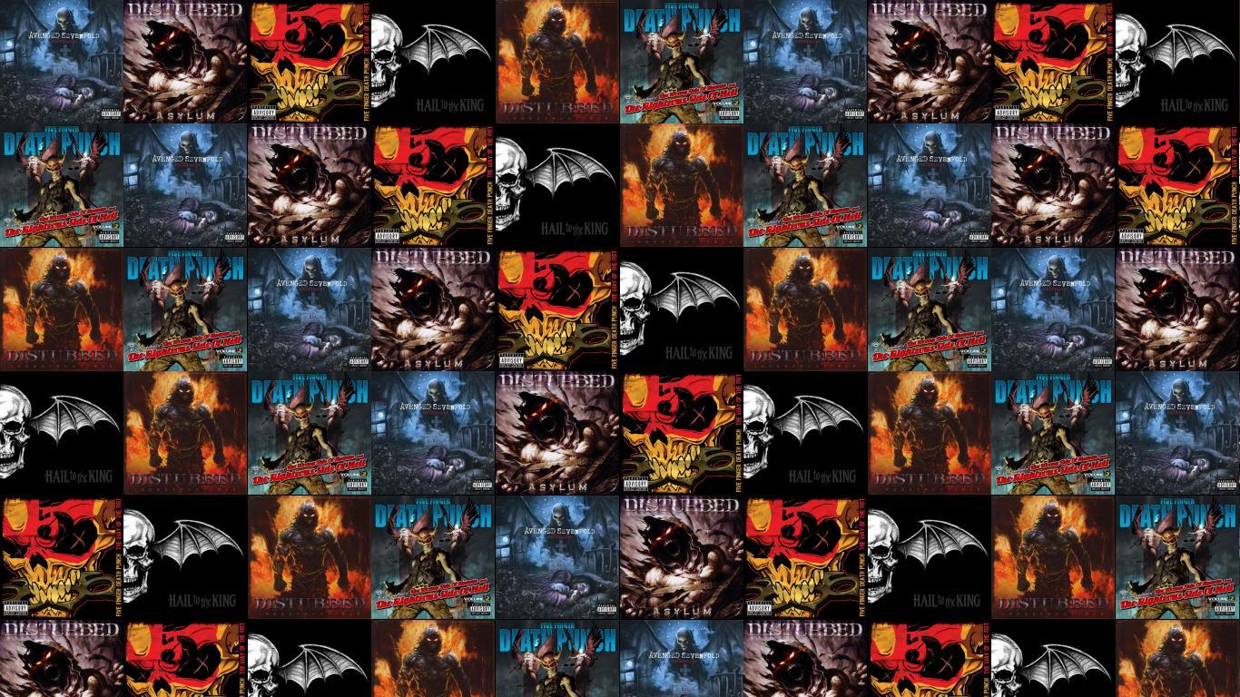 Avenged Sevenfold Nightmare Disturbed Asylum Five Finger Death