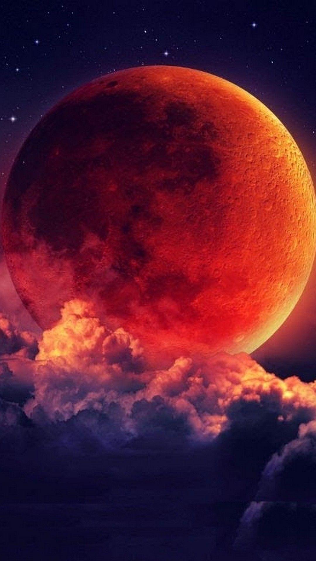 Blood Moon iPhone Wallpaper
