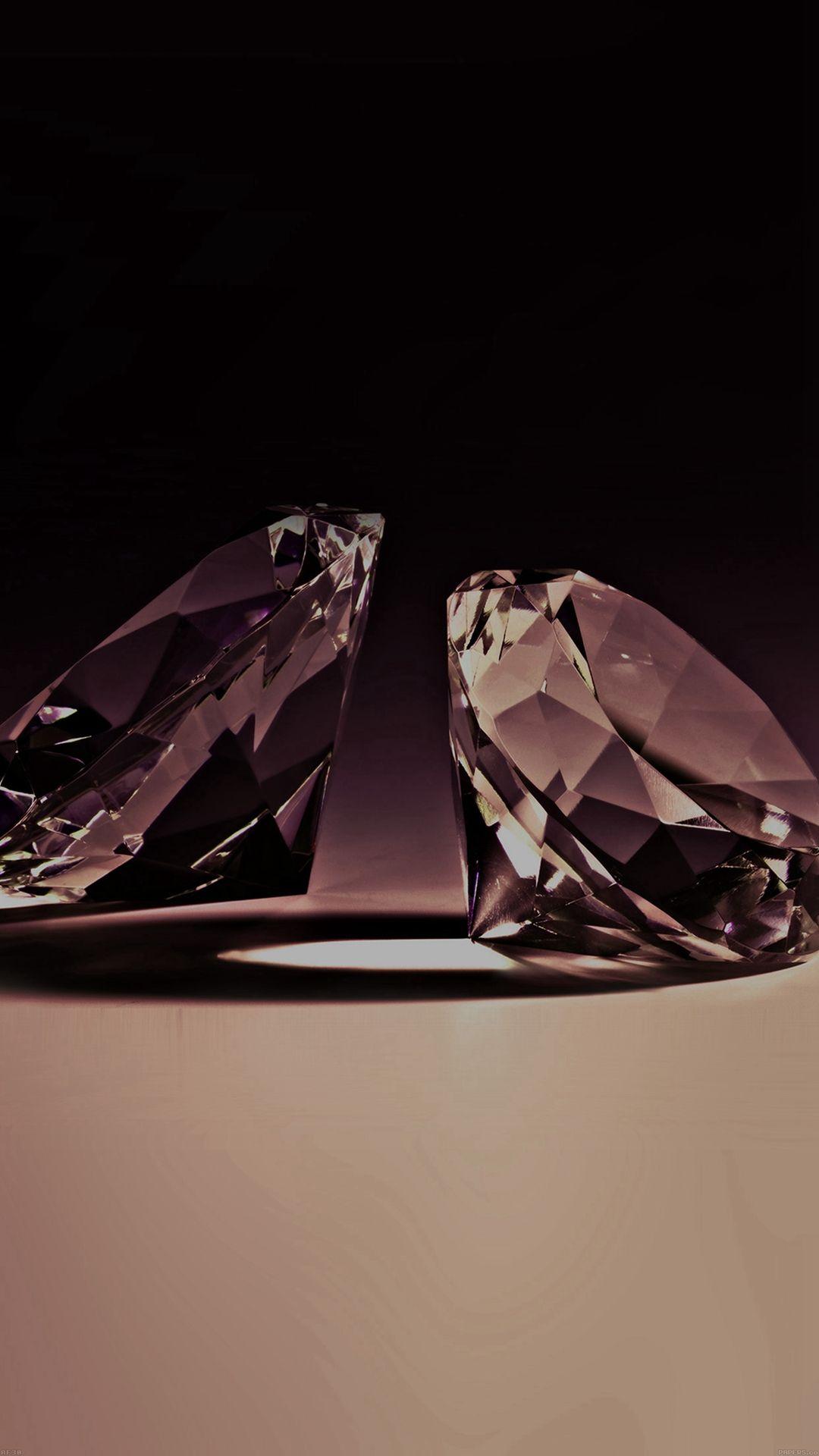Two diamonds wide HD iphone 6 wallpaper photo free