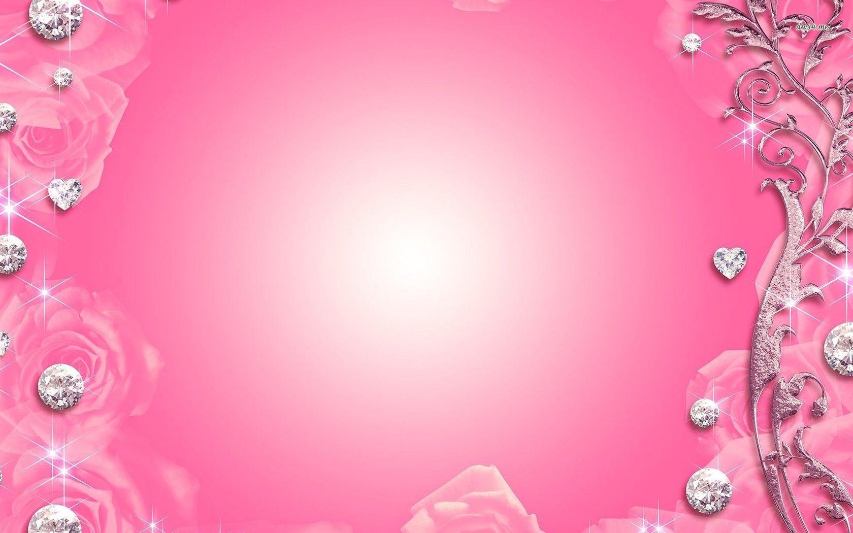 Pink Diamonds Backgrounds