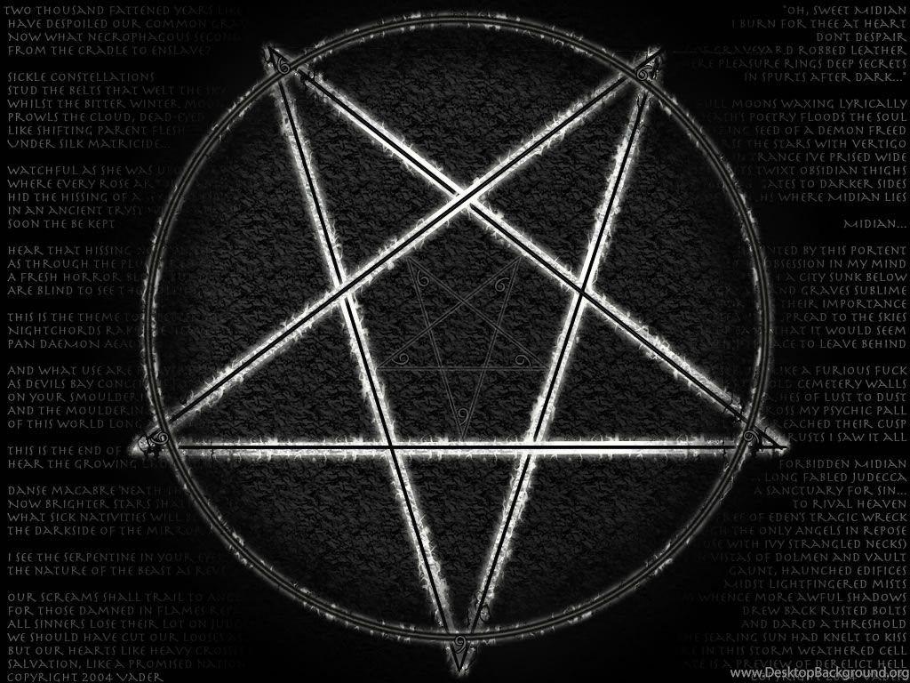 Satanic Pentagram Wallpaper Desktop Background