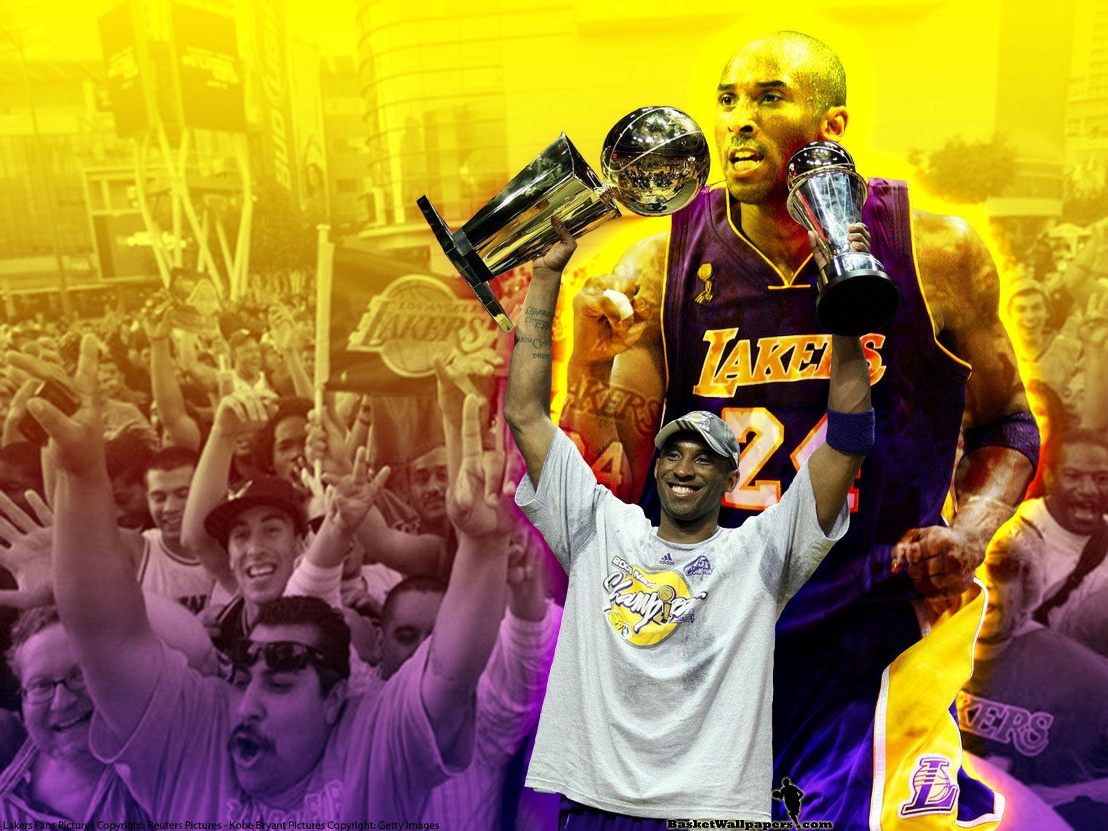 Lakers Wallpaper Design the gradient over the background