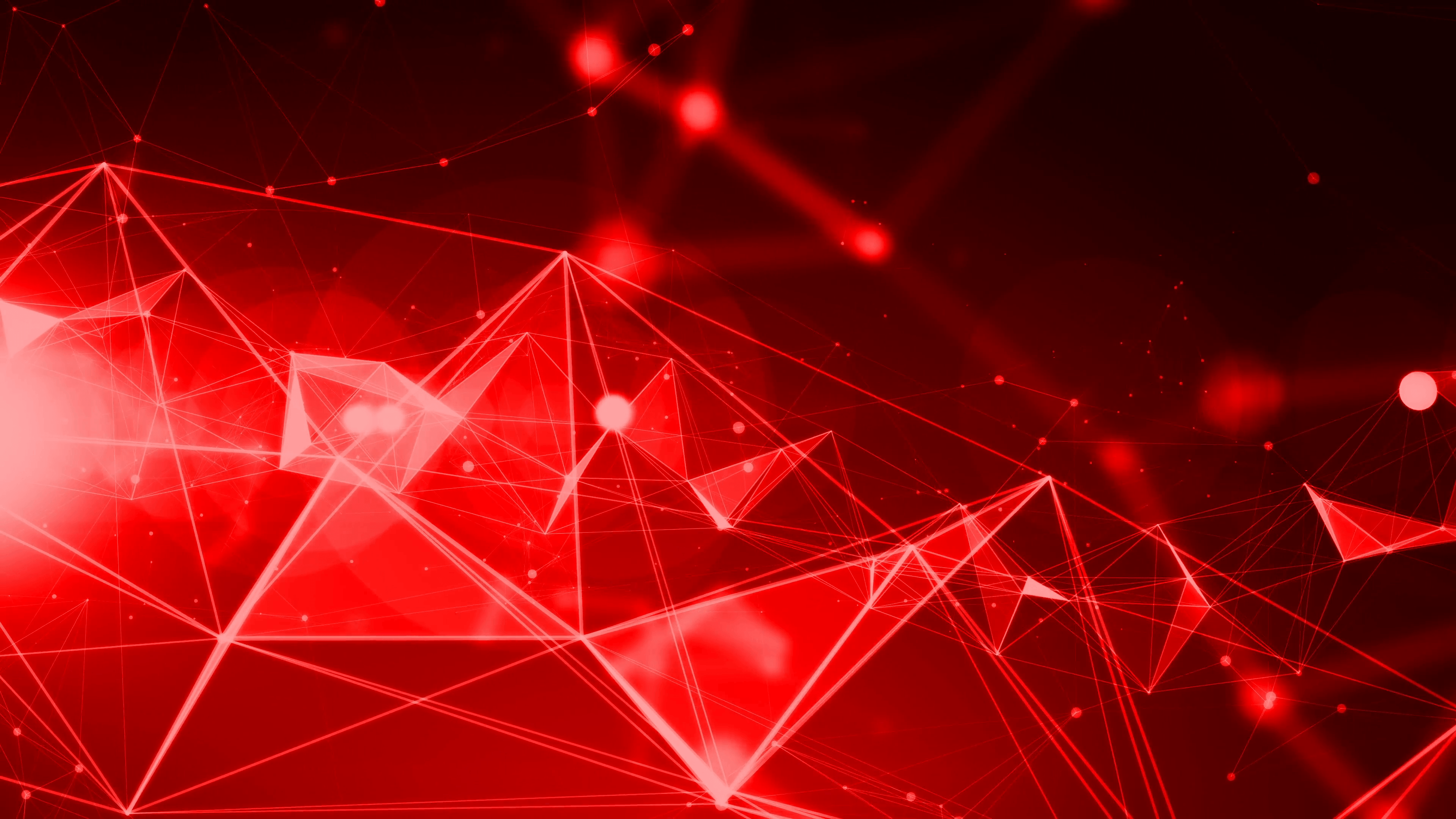 4k Technology Abstract Animation Background Seamless Loop. Red Color