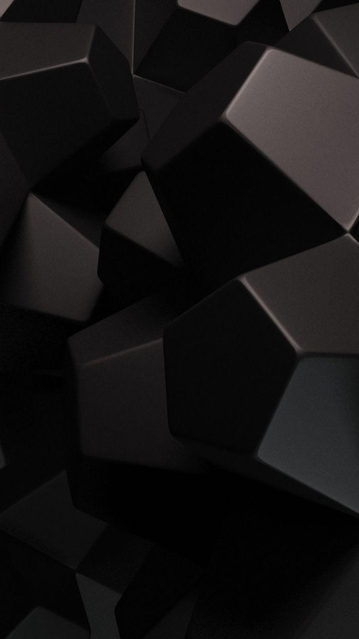 Black 3D sony xperia Wallpaper HD Mobile