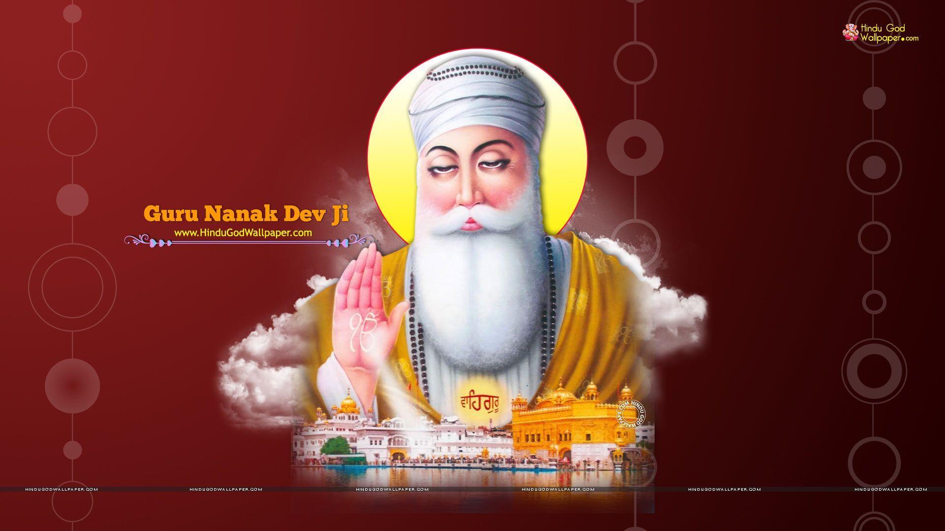 Guru Nanak Dev Ji HD Wallpaper. Guru Nanak Dev Wallpaper