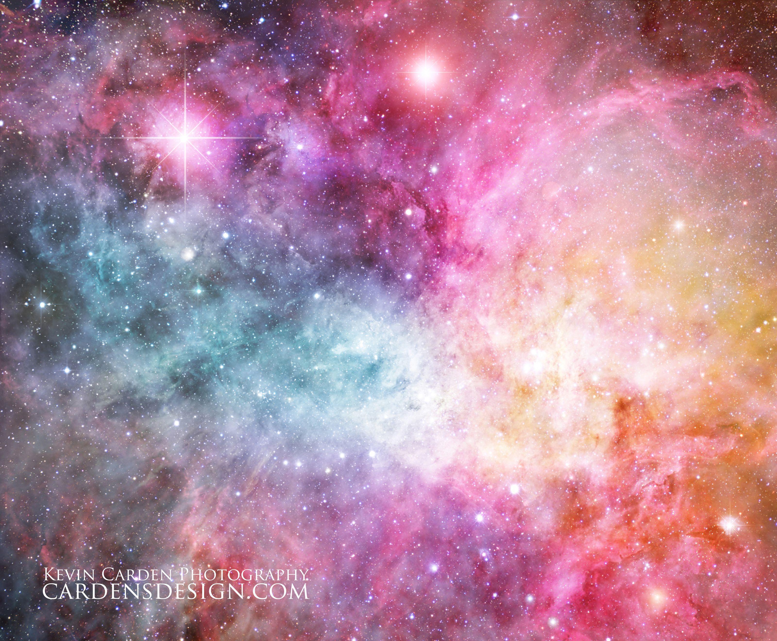 Colorful Galaxy Stars Tags Space Universe Moon Widescreen On