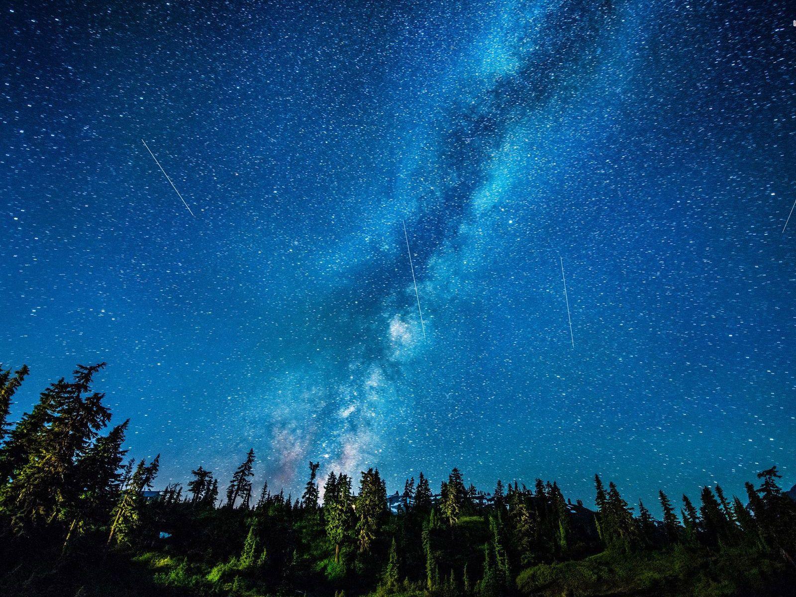 Beautiful Starry Night Sky Wallpapers Wallpaper Cave