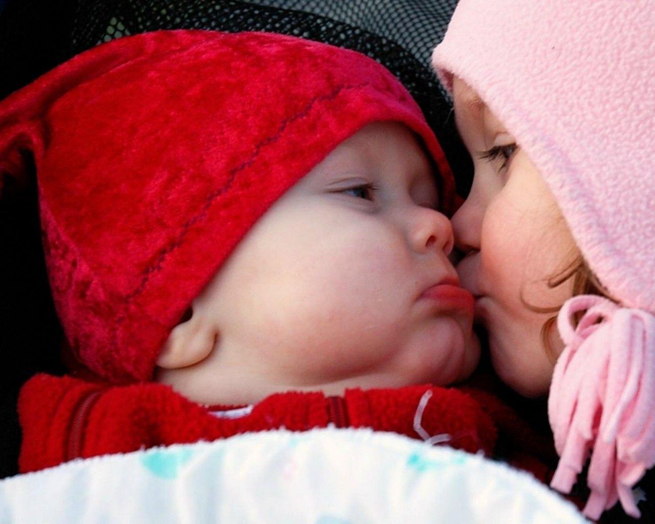 cute baby love kiss HD wallpaper. HD Wallpaper Rocks