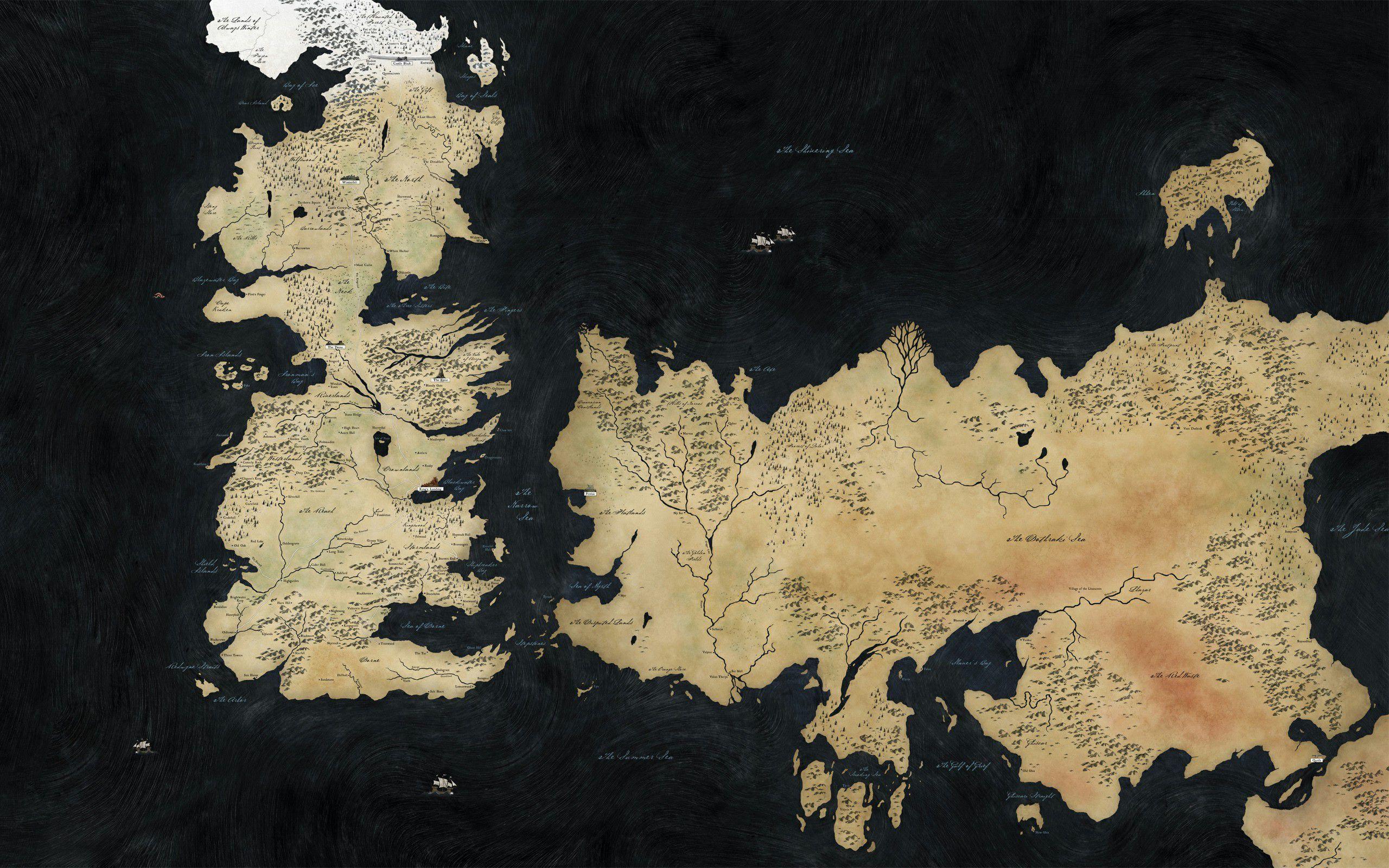 Game Of Thrones Map Wallpapers